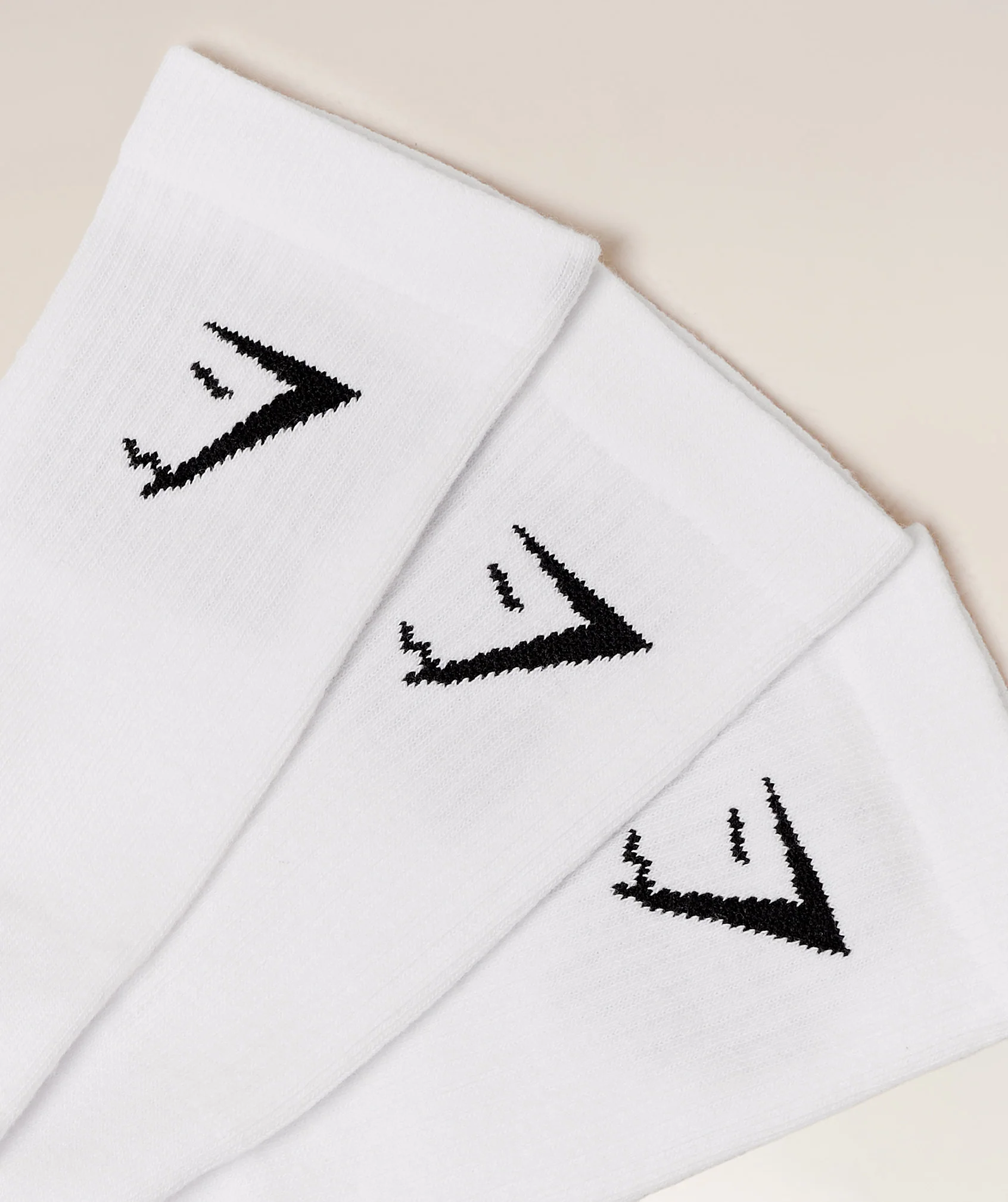 Motivate Graphic Crew Sock 3pk – White