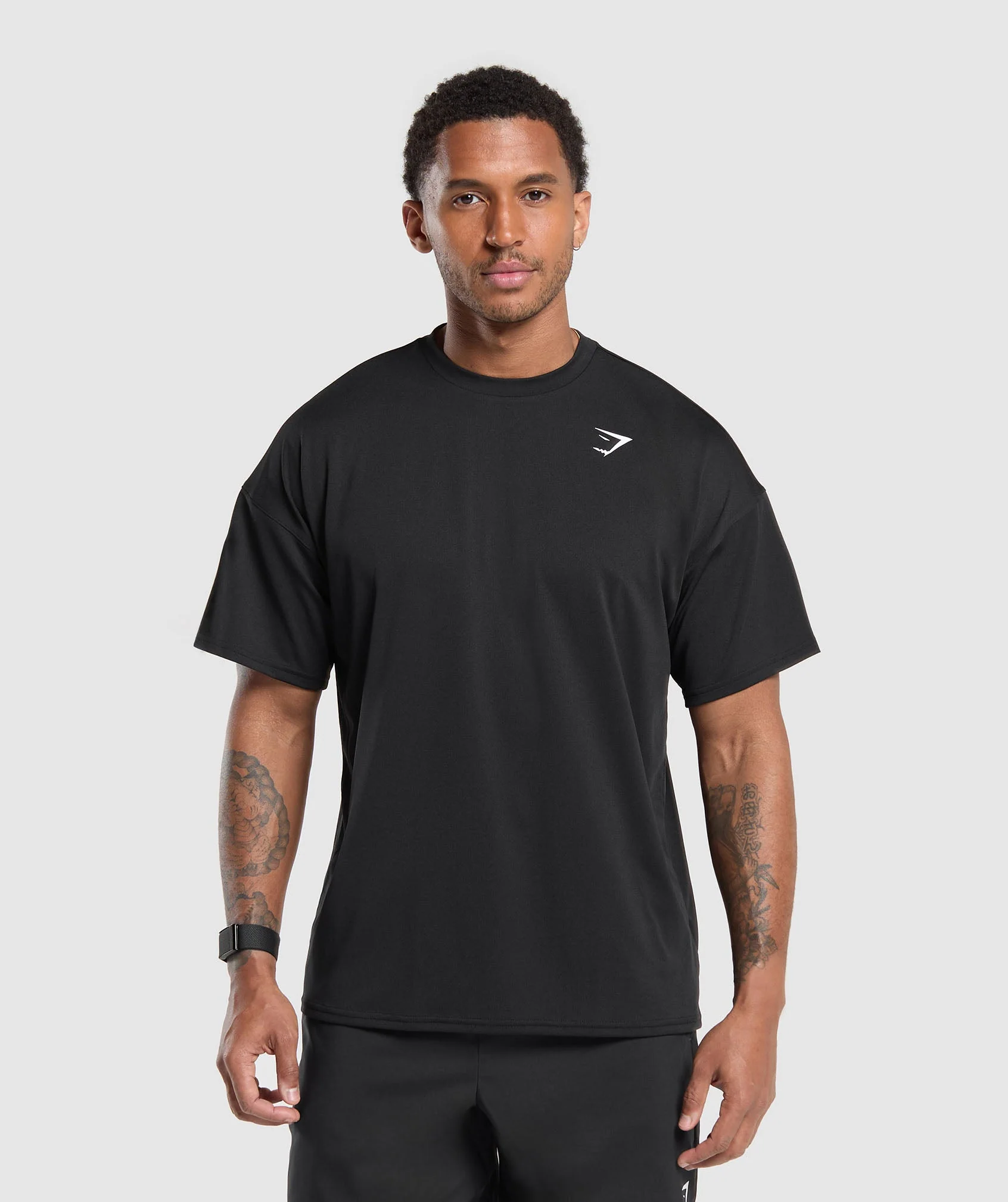Oversized Performance T-Shirt – Black