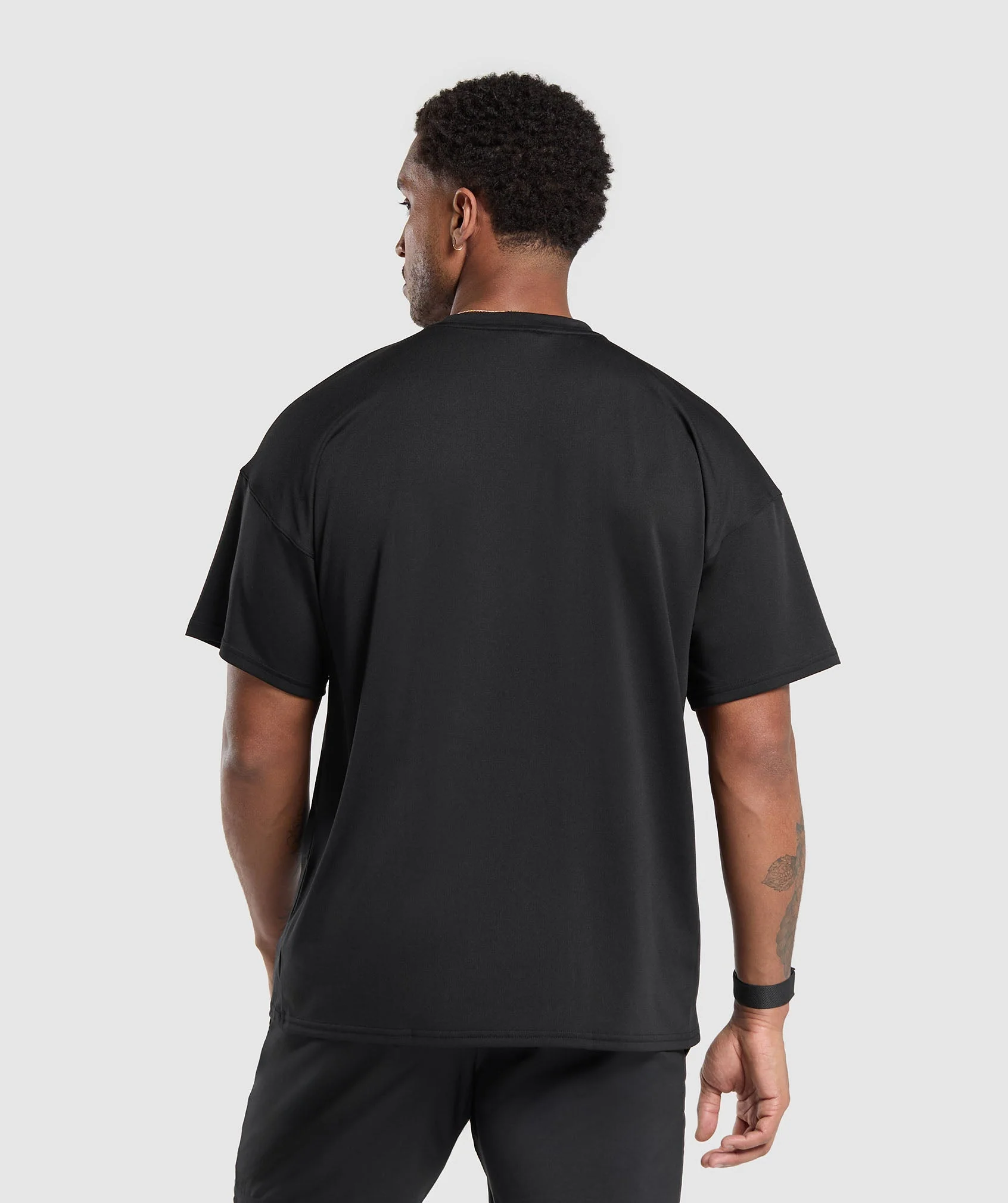 Oversized Performance T-Shirt – Black