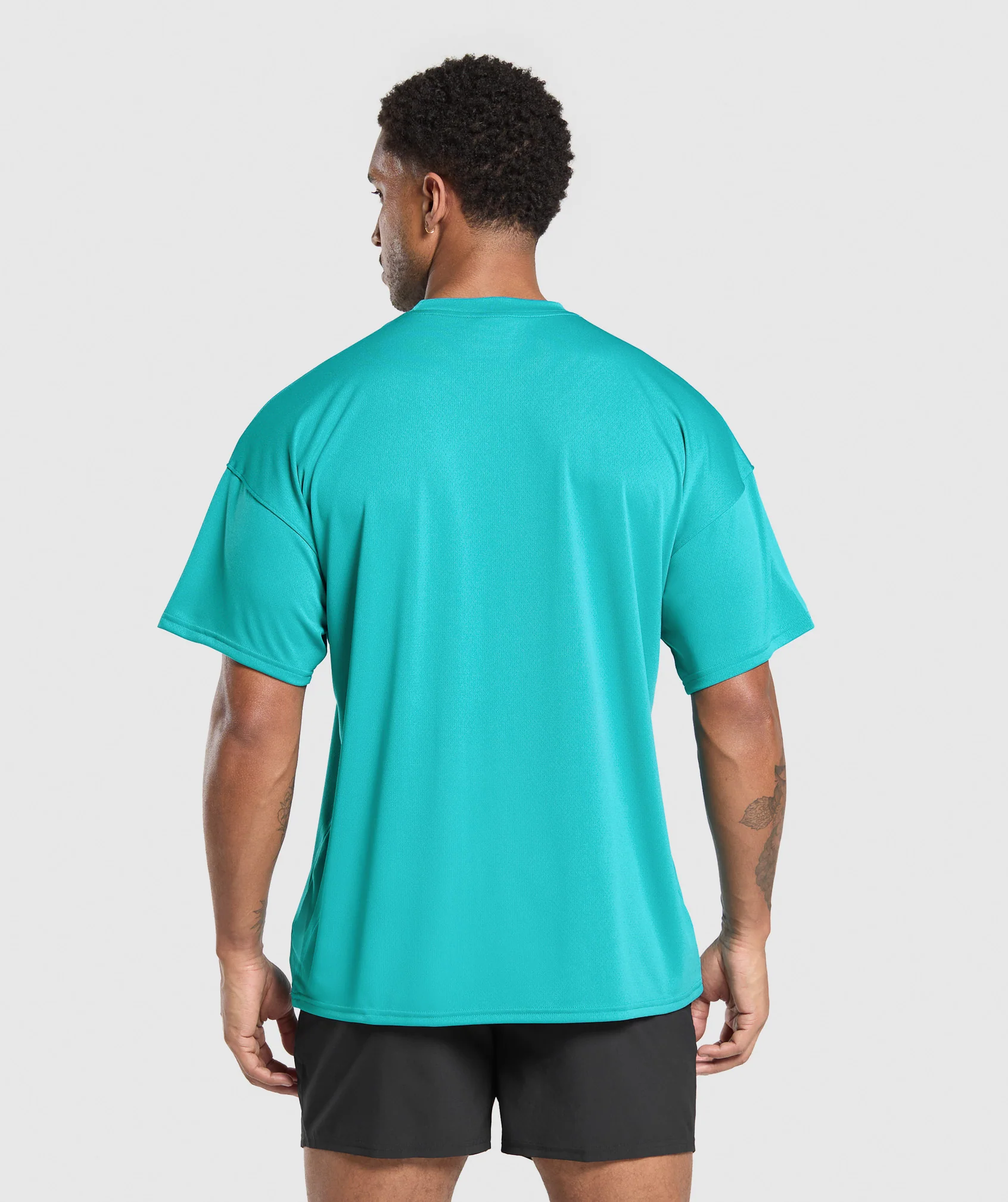 Oversized Performance T-Shirt – Jewel Teal