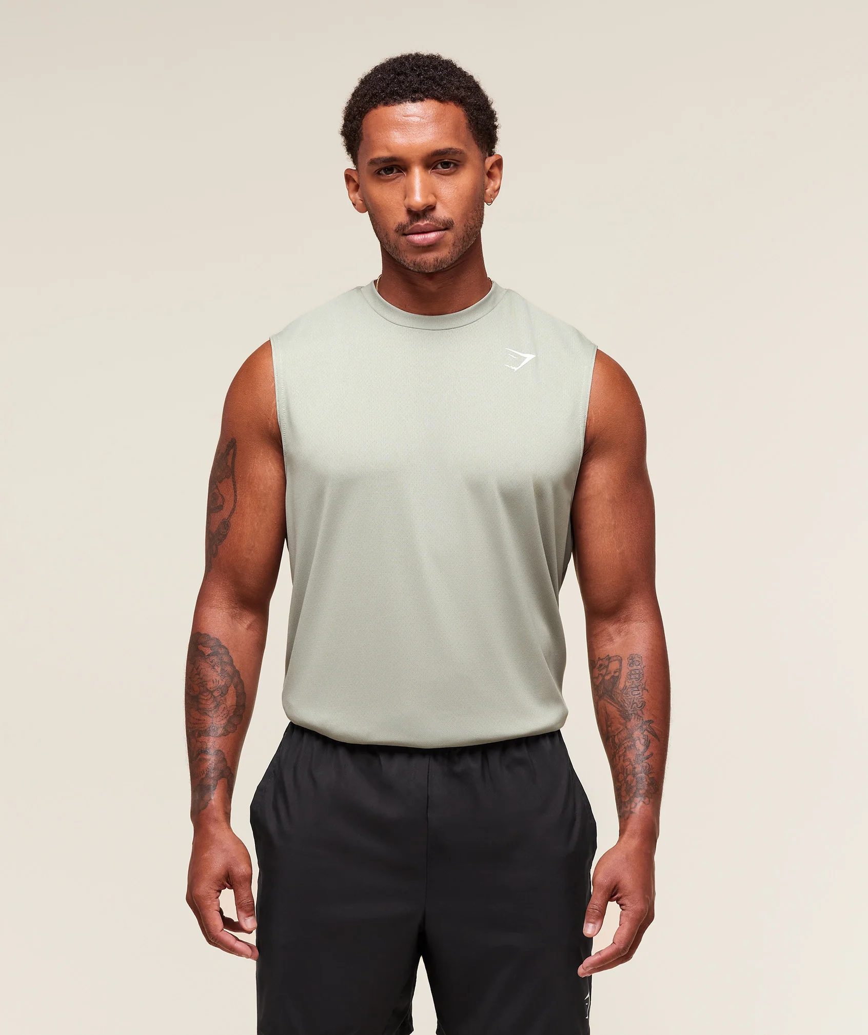 Arrival Oversized Tank – Stone Grey