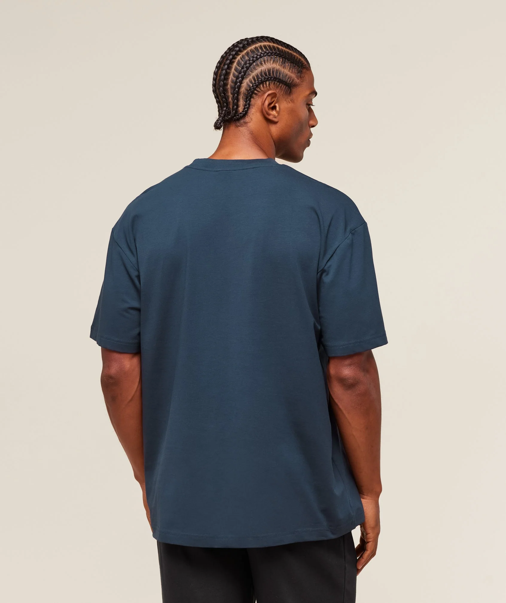 Essential Oversized T-Shirt – Navy - Imagen 2