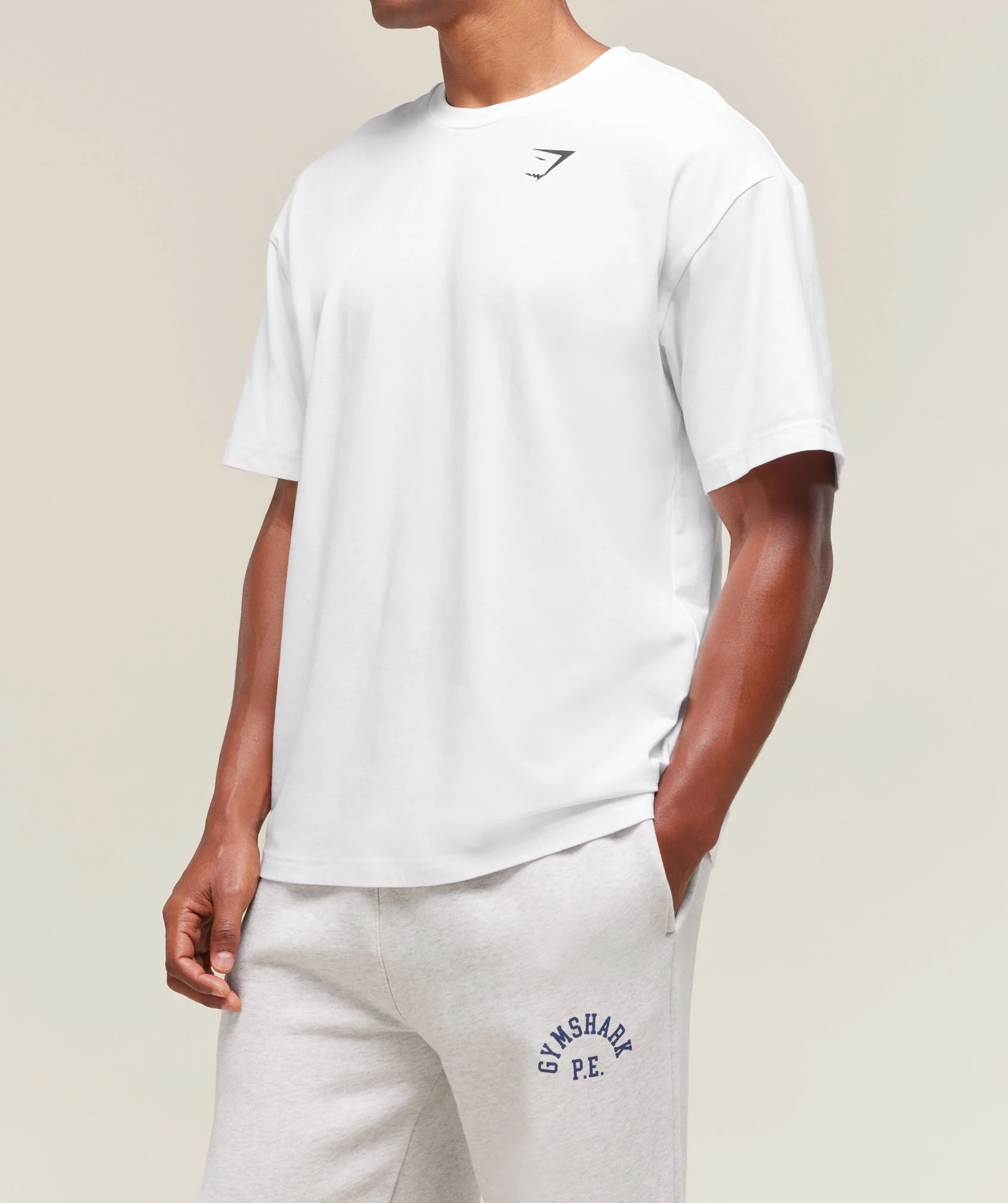 Essential Oversized T-Shirt – White - Imagen 2