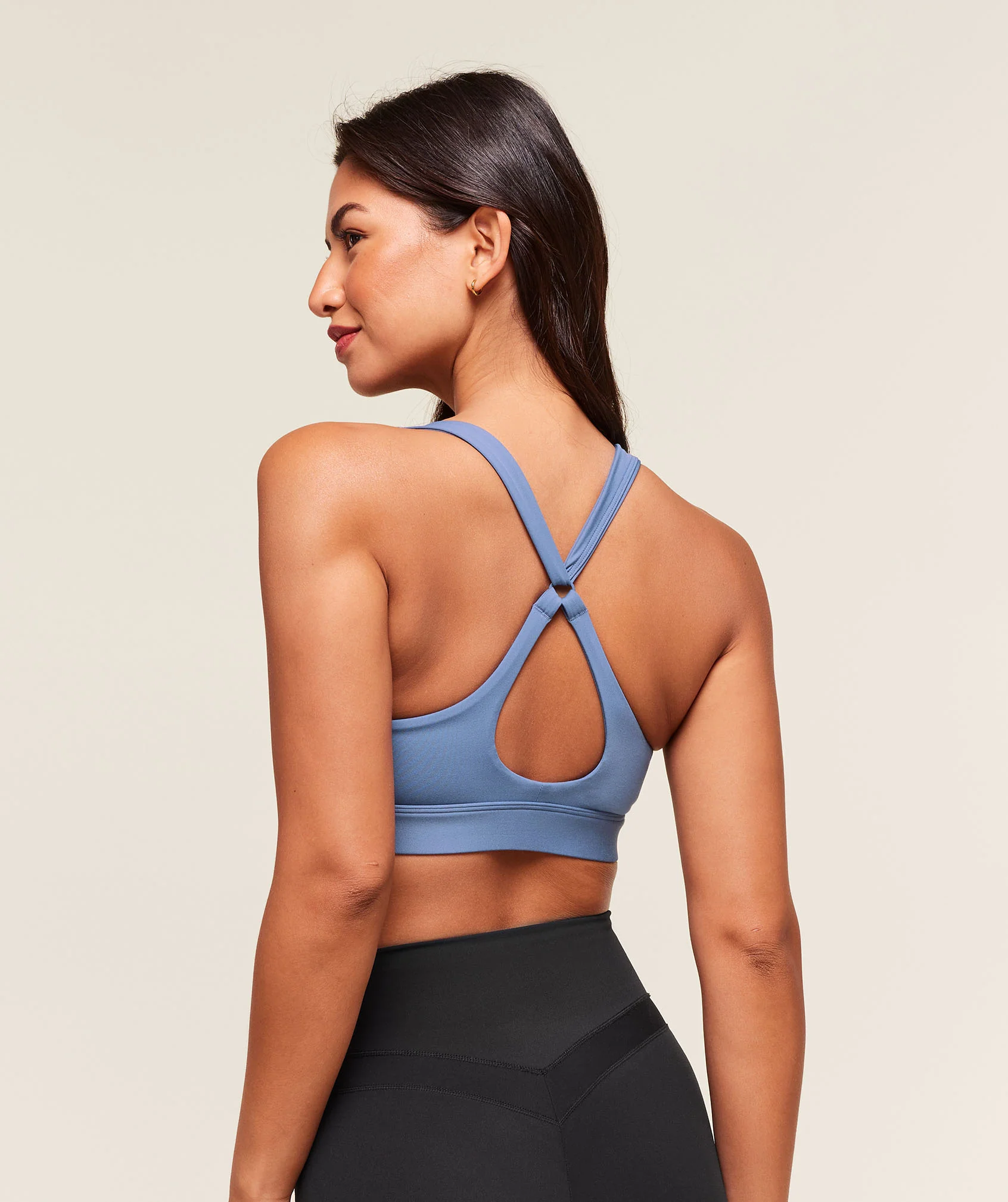 Peek A Boo Sports Bra – Worn Blue
