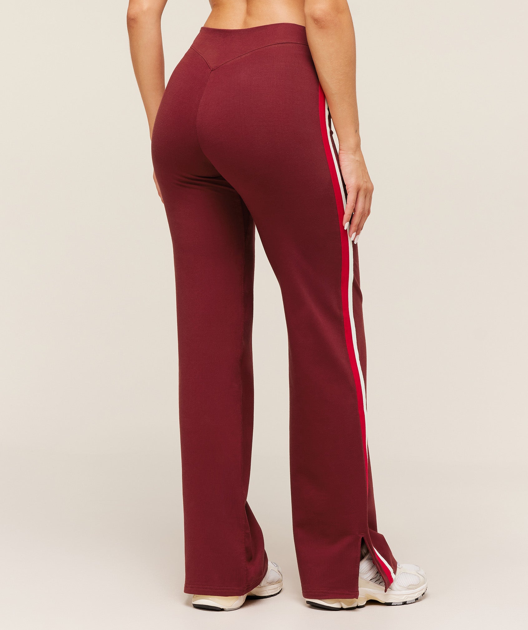 Piping Wide Leg Pant – Sets Red/Carmine Red/Soft White