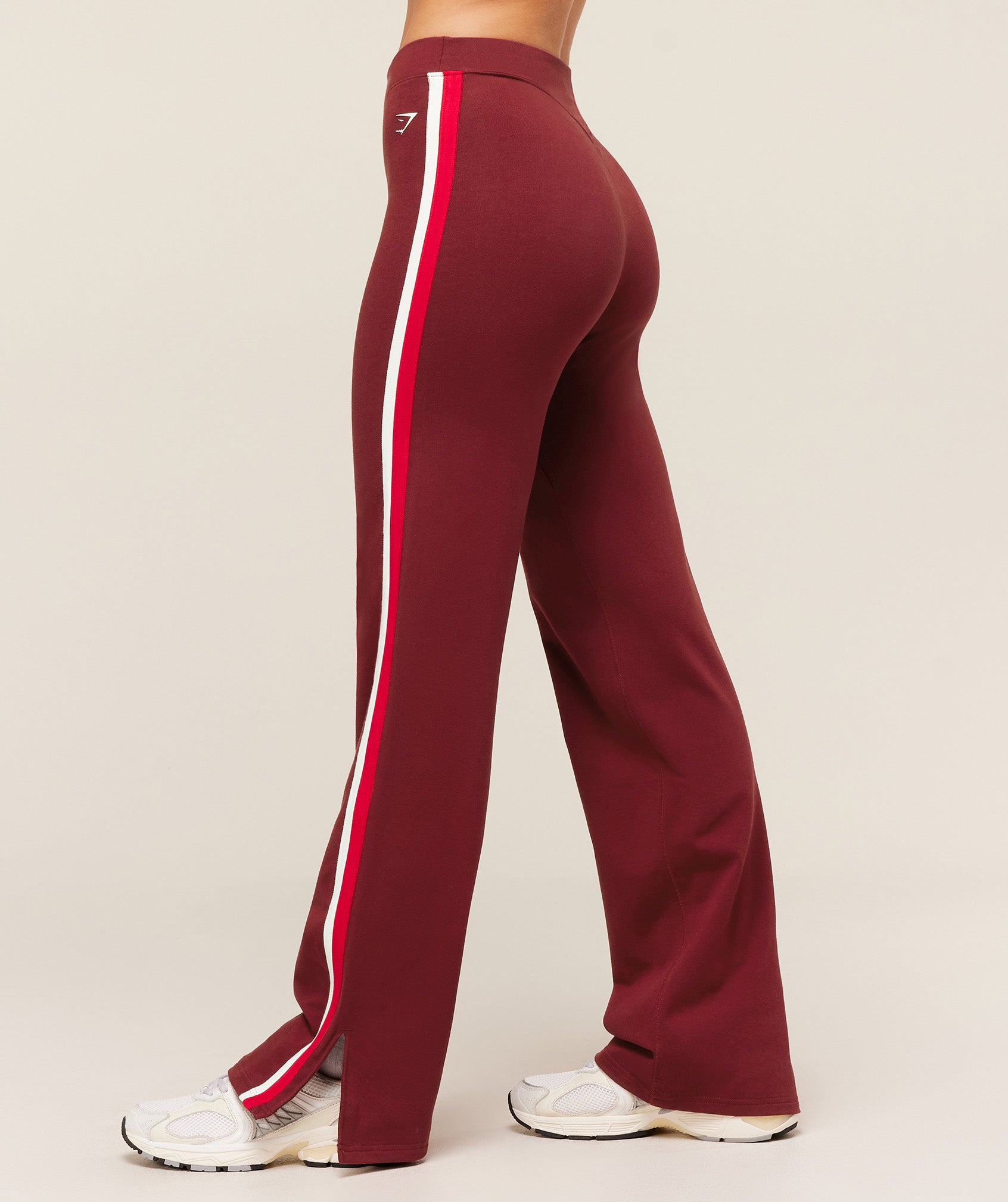 Piping Wide Leg Pant – Sets Red/Carmine Red/Soft White - Imagen 2