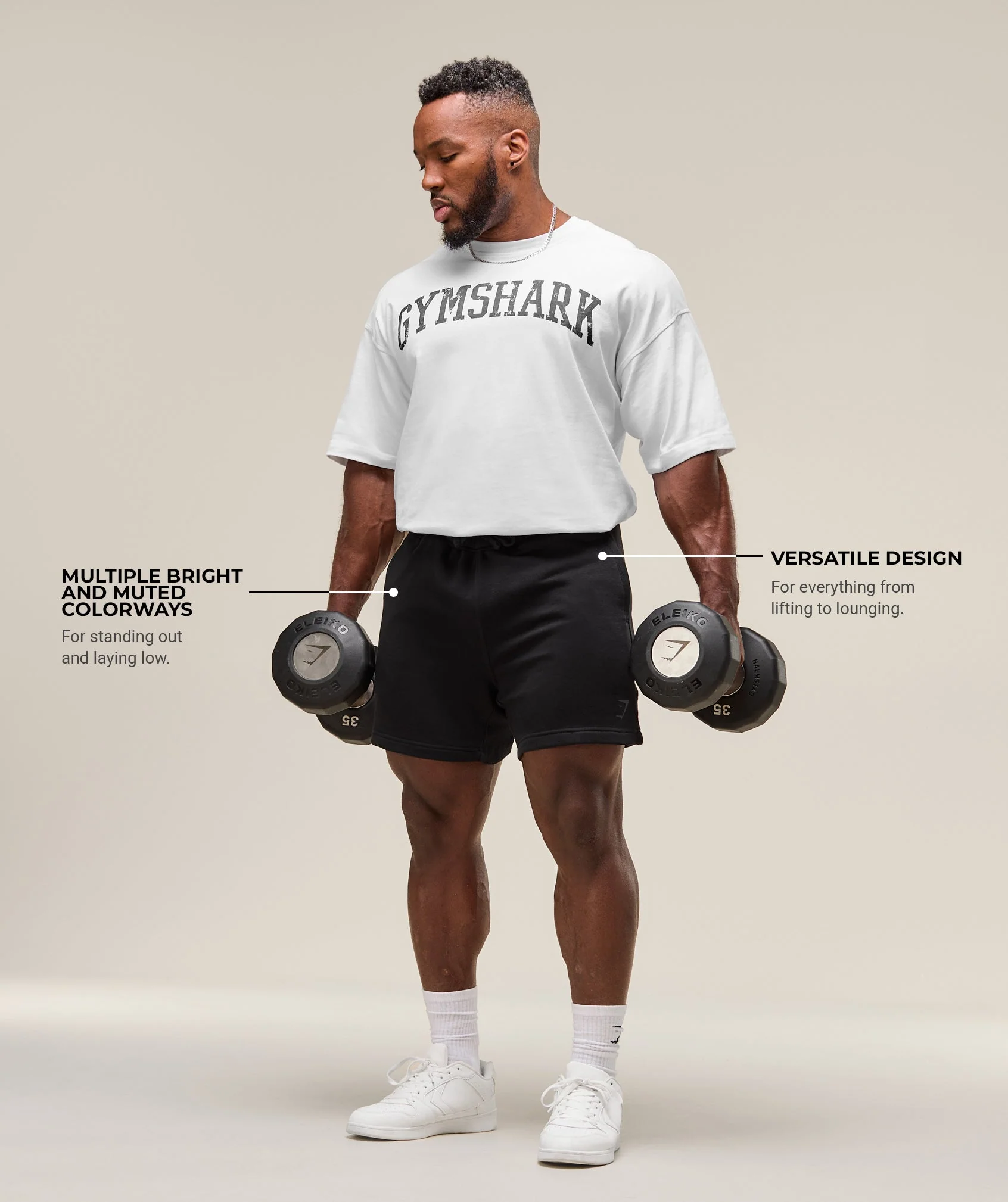 Power 5″ Shorts – Black