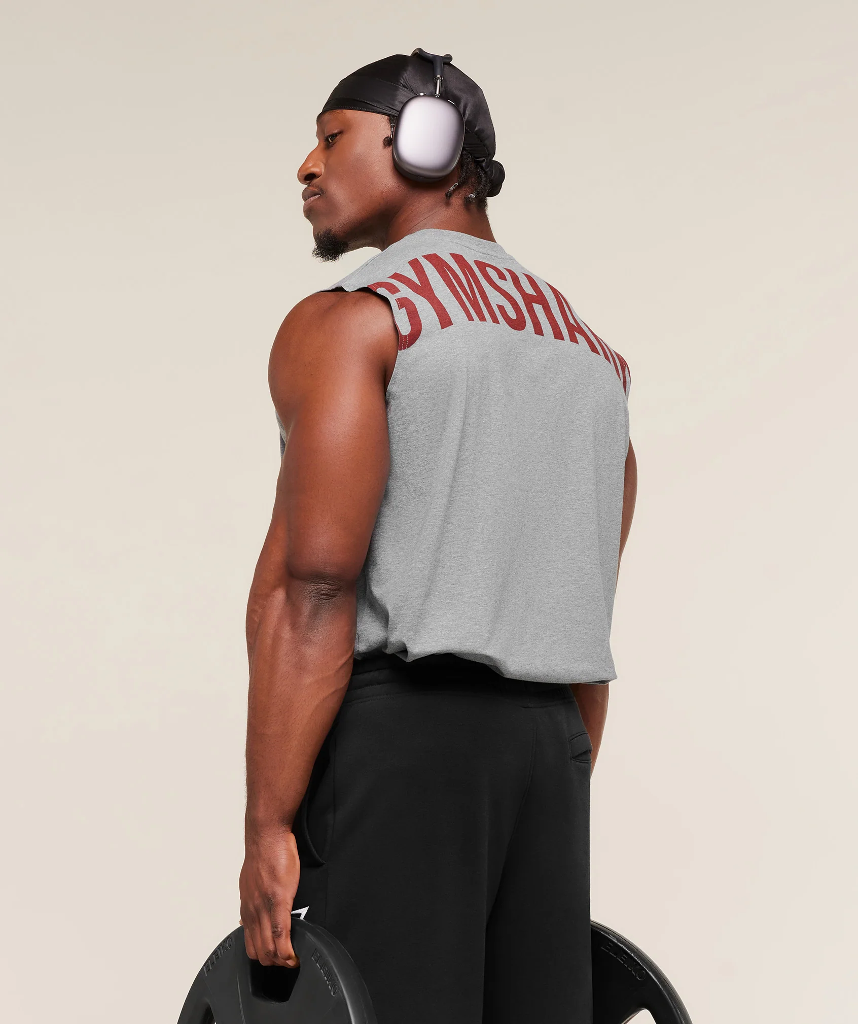 Power Cut Off Tank – Charcoal Core Marl - Imagen 2