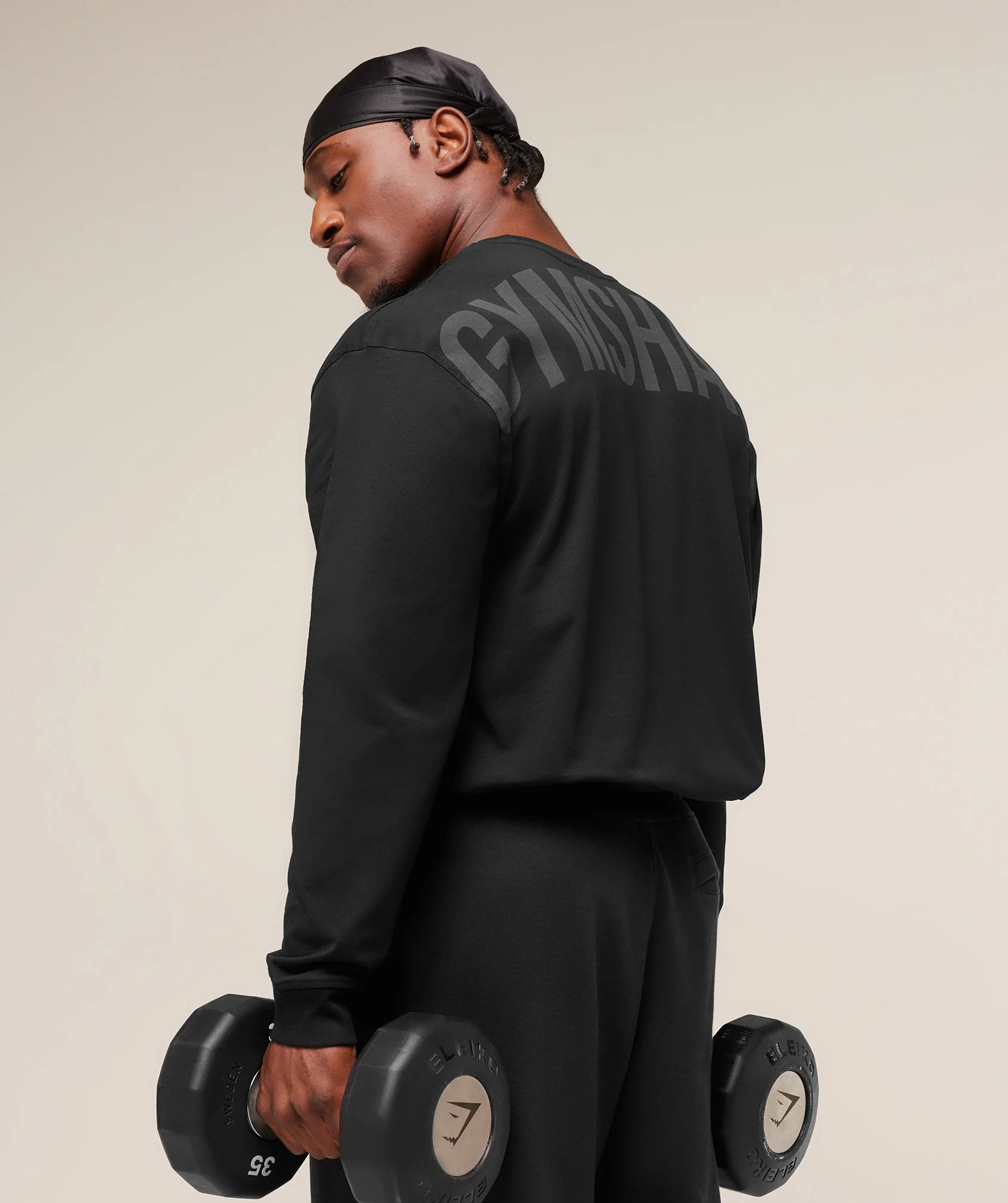 Power Long Sleeve T-Shirt – Black/Asphalt Grey