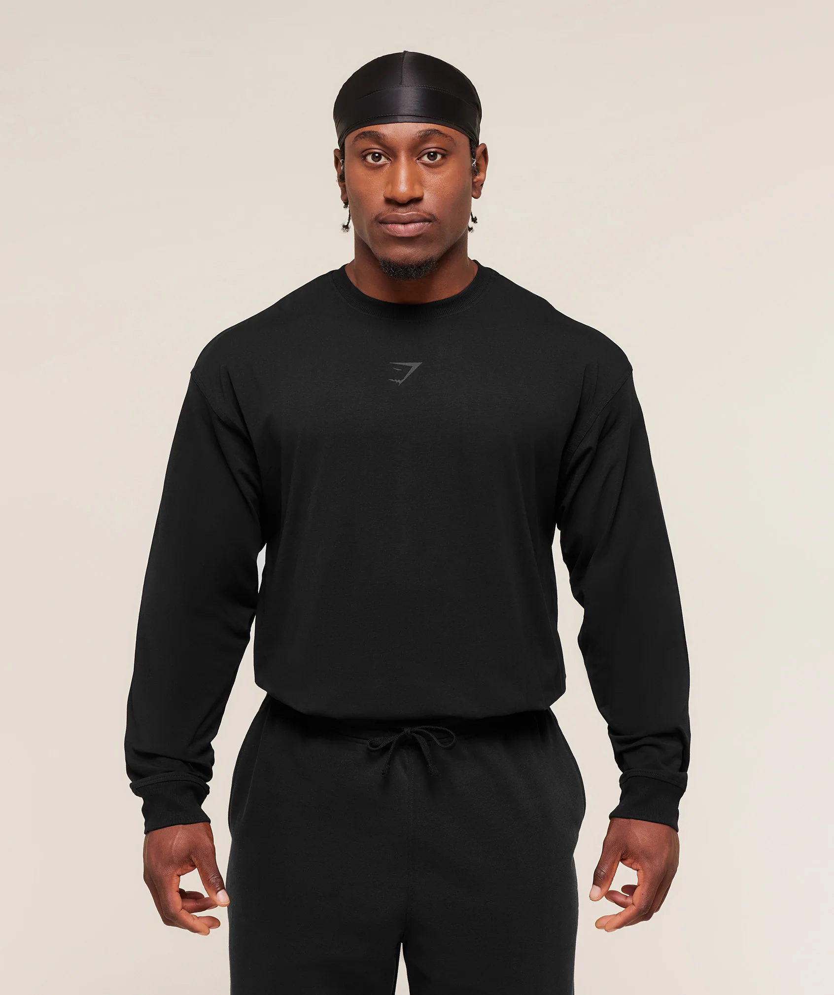 Power Long Sleeve T-Shirt – Black/Asphalt Grey - Imagen 2