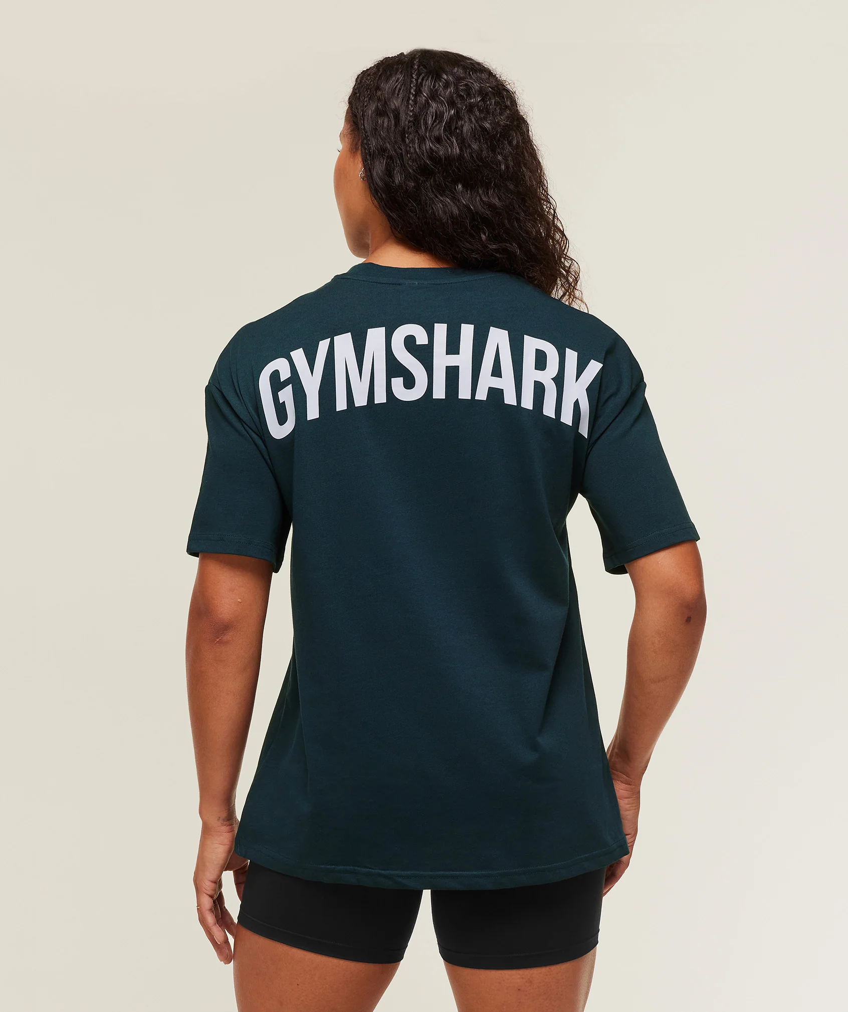 Power Oversized T-Shirt – Deep Petrol Blue/Smoke Blue