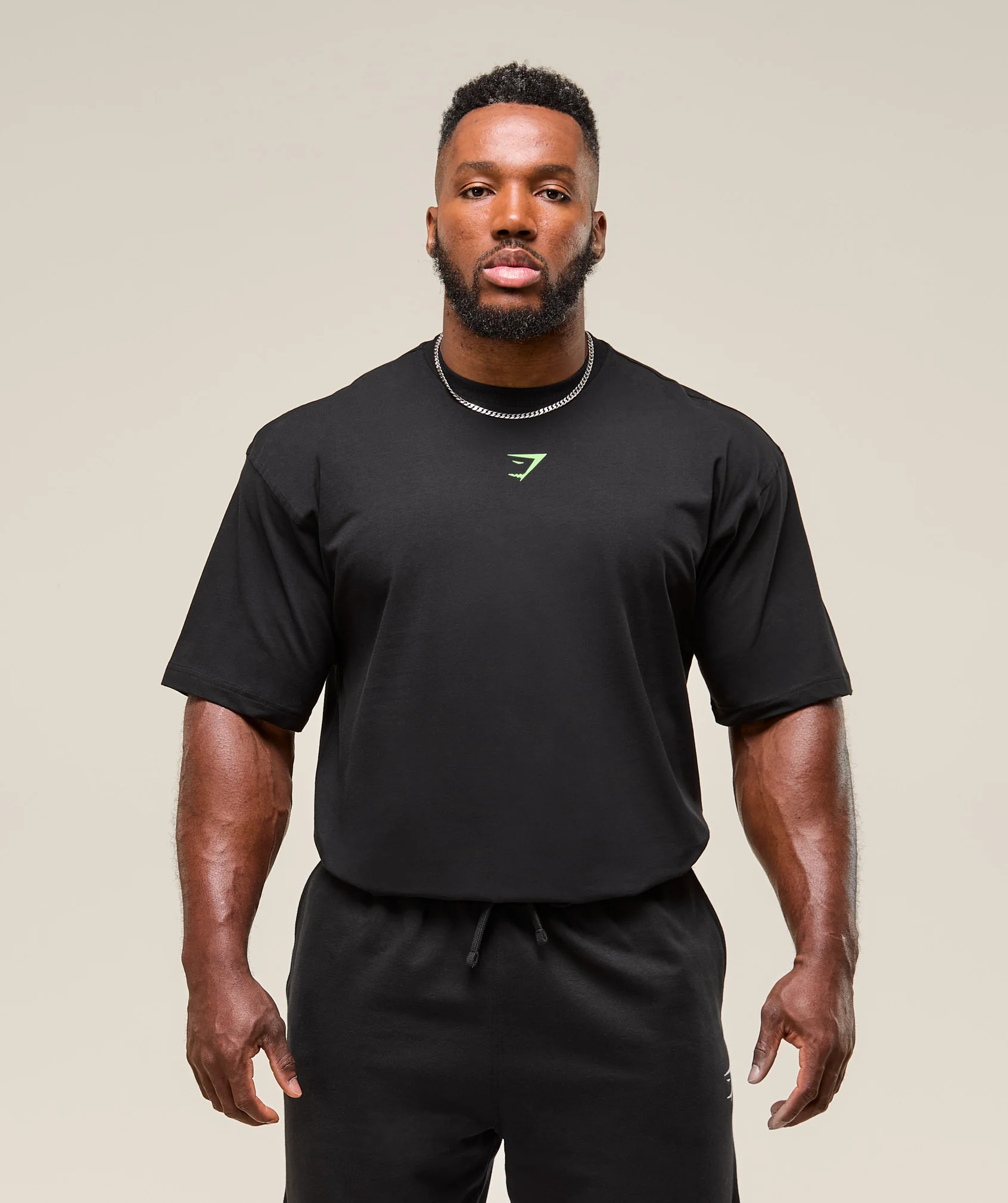 Power T-Shirt – Black/Energy Gelato Green