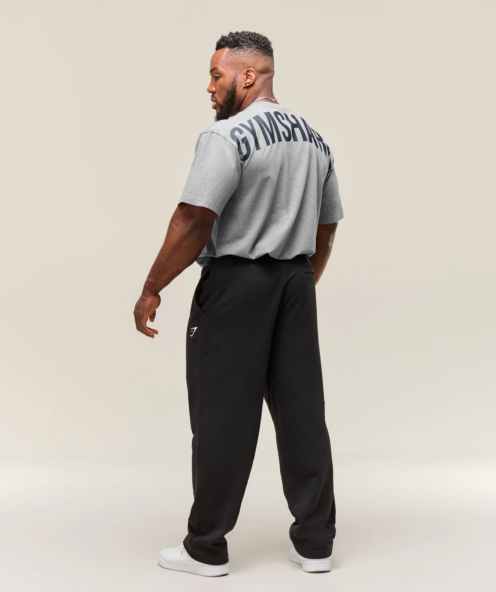 Power T-Shirt – Charcoal Core Marl/Heavy Blue - Imagen 2