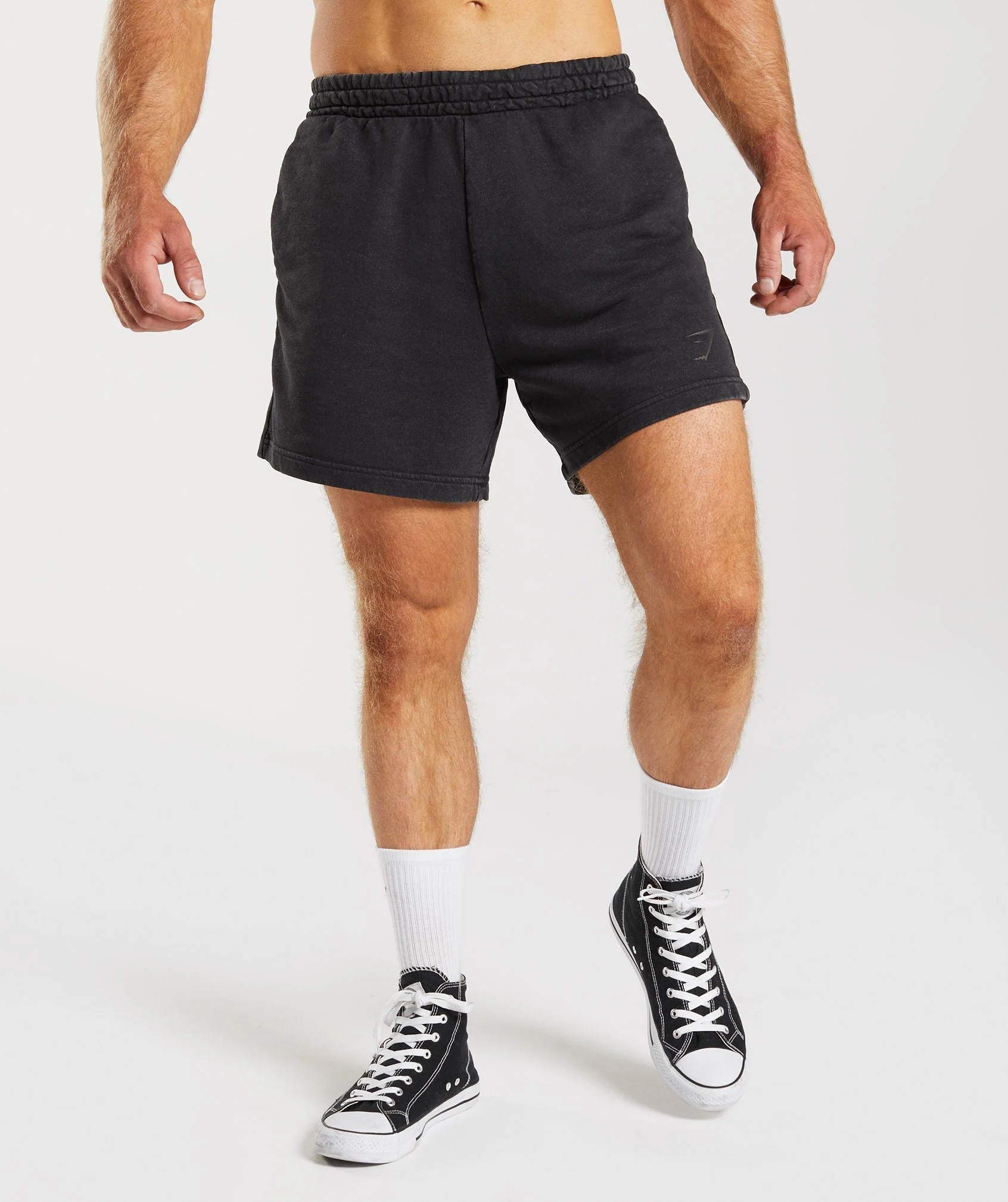 Power Washed 5″ Shorts – Black