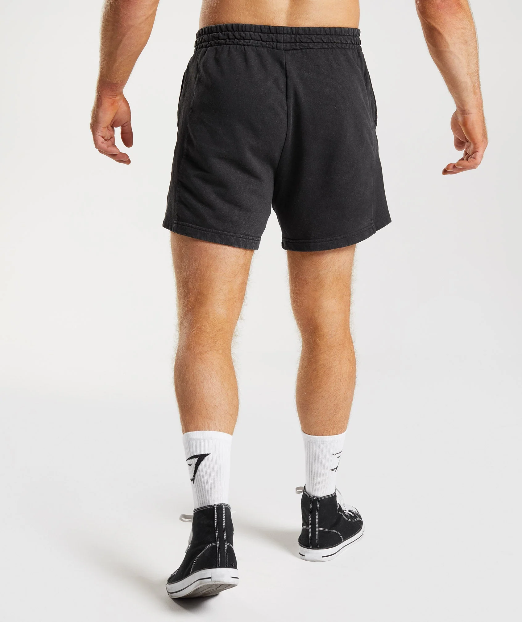 Power Washed 5″ Shorts – Black