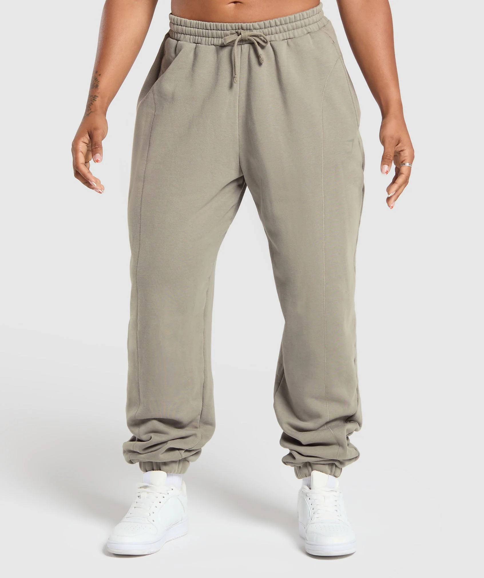 Power Washed Joggers – Linen Brown