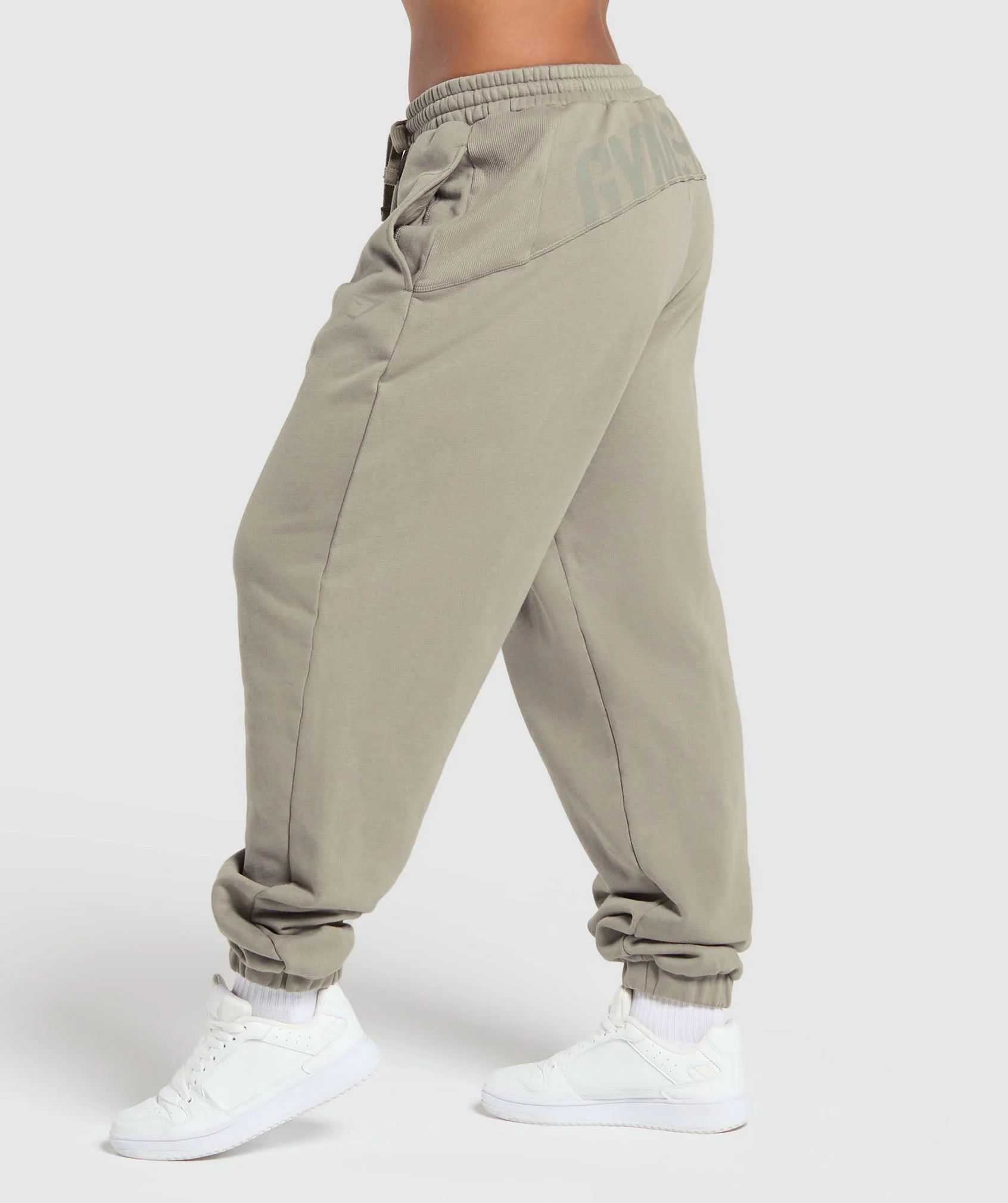 Power Washed Joggers – Linen Brown - Imagen 2