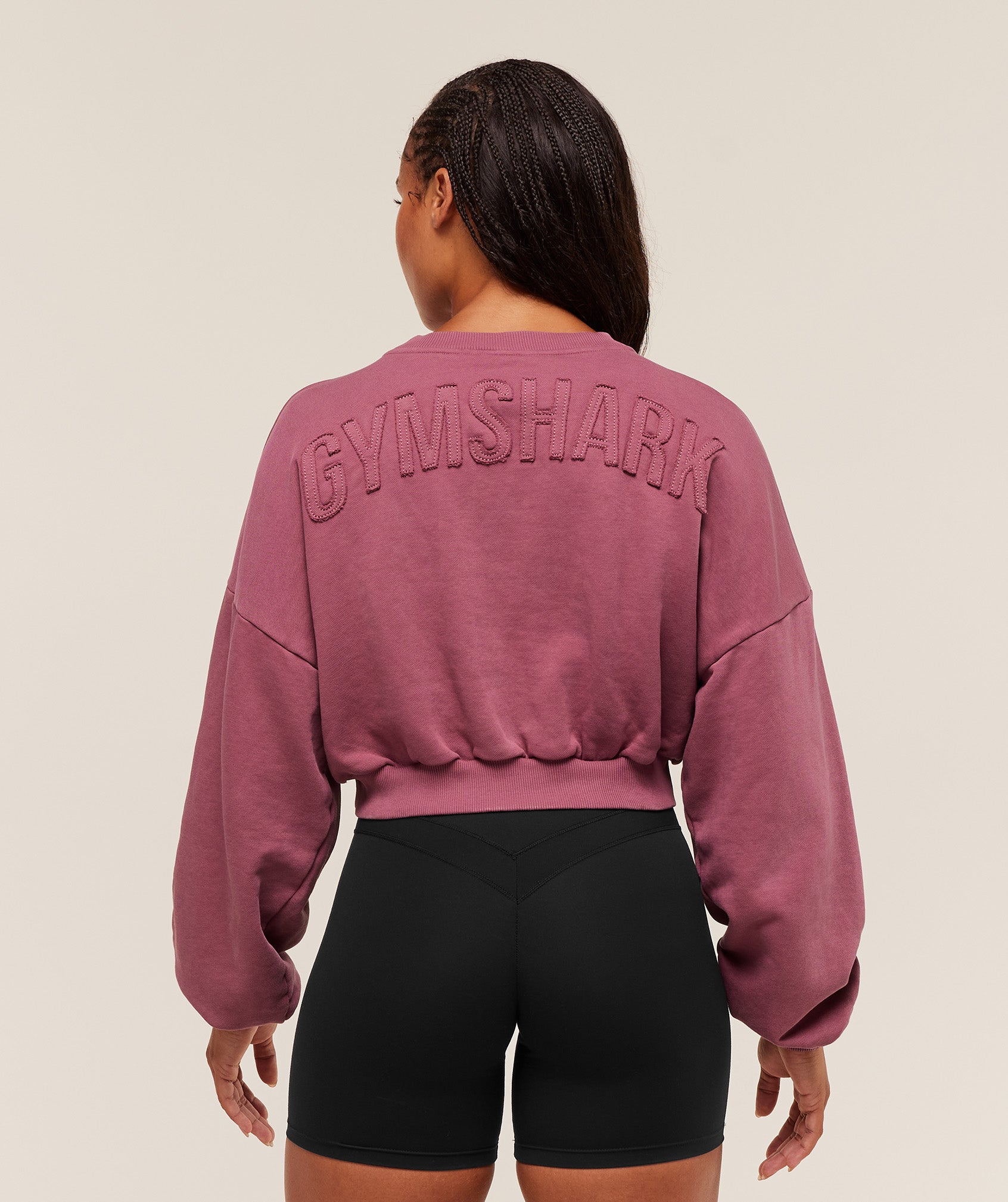 Power Washed Sweat Top – Reset Pink/Acid Wash Small Ball