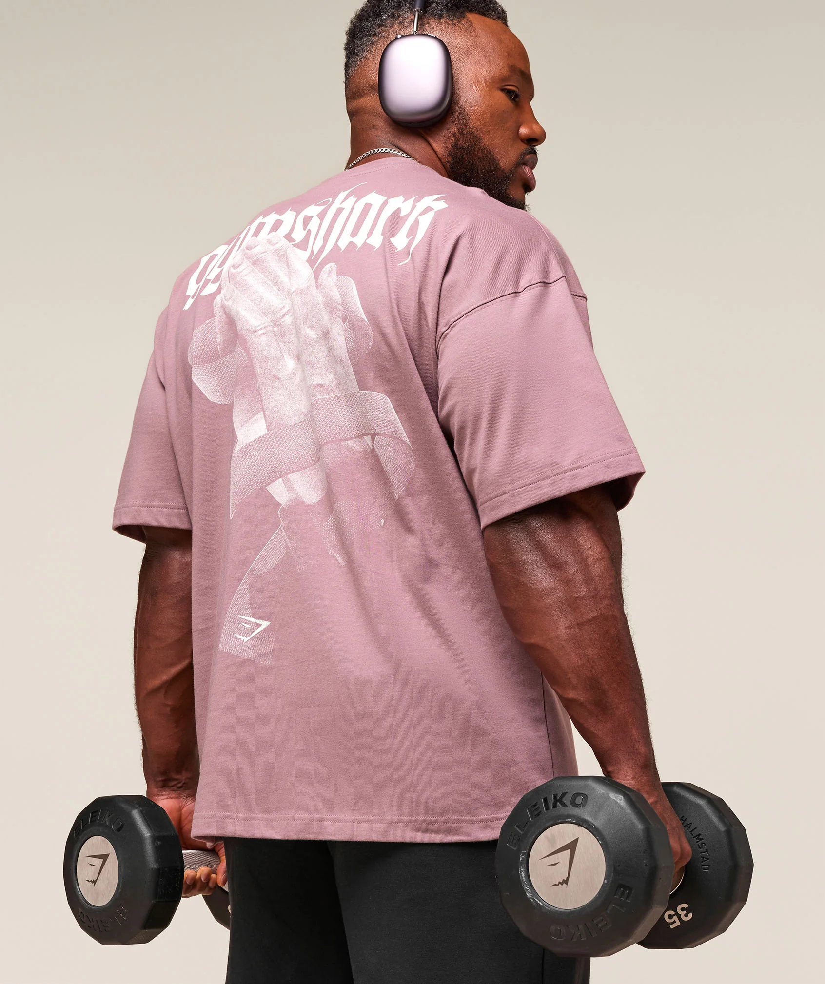 Prayer Hands T-Shirt – Calm Pink - Imagen 2