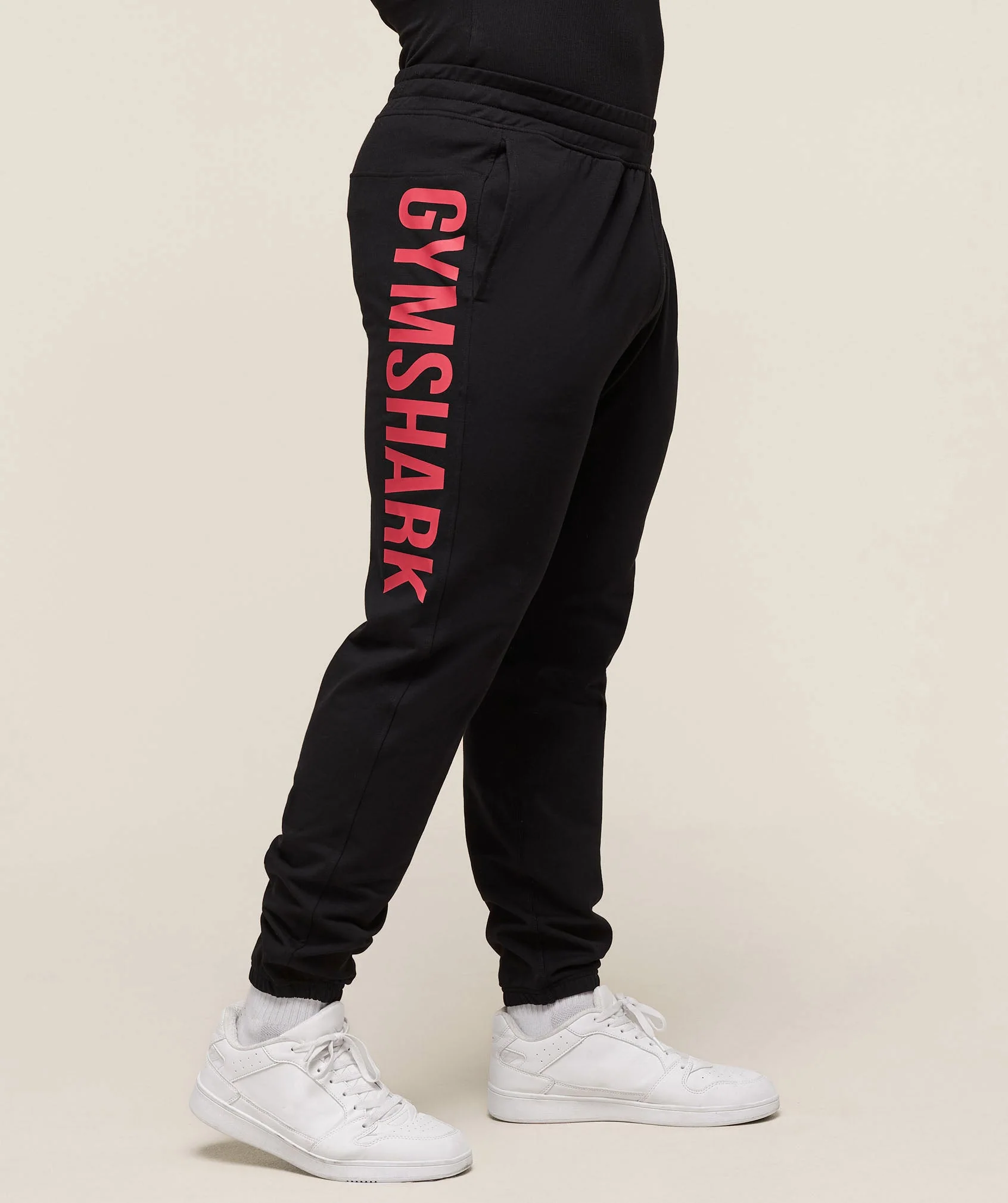 Prime Joggers – Black/Vivid Red
