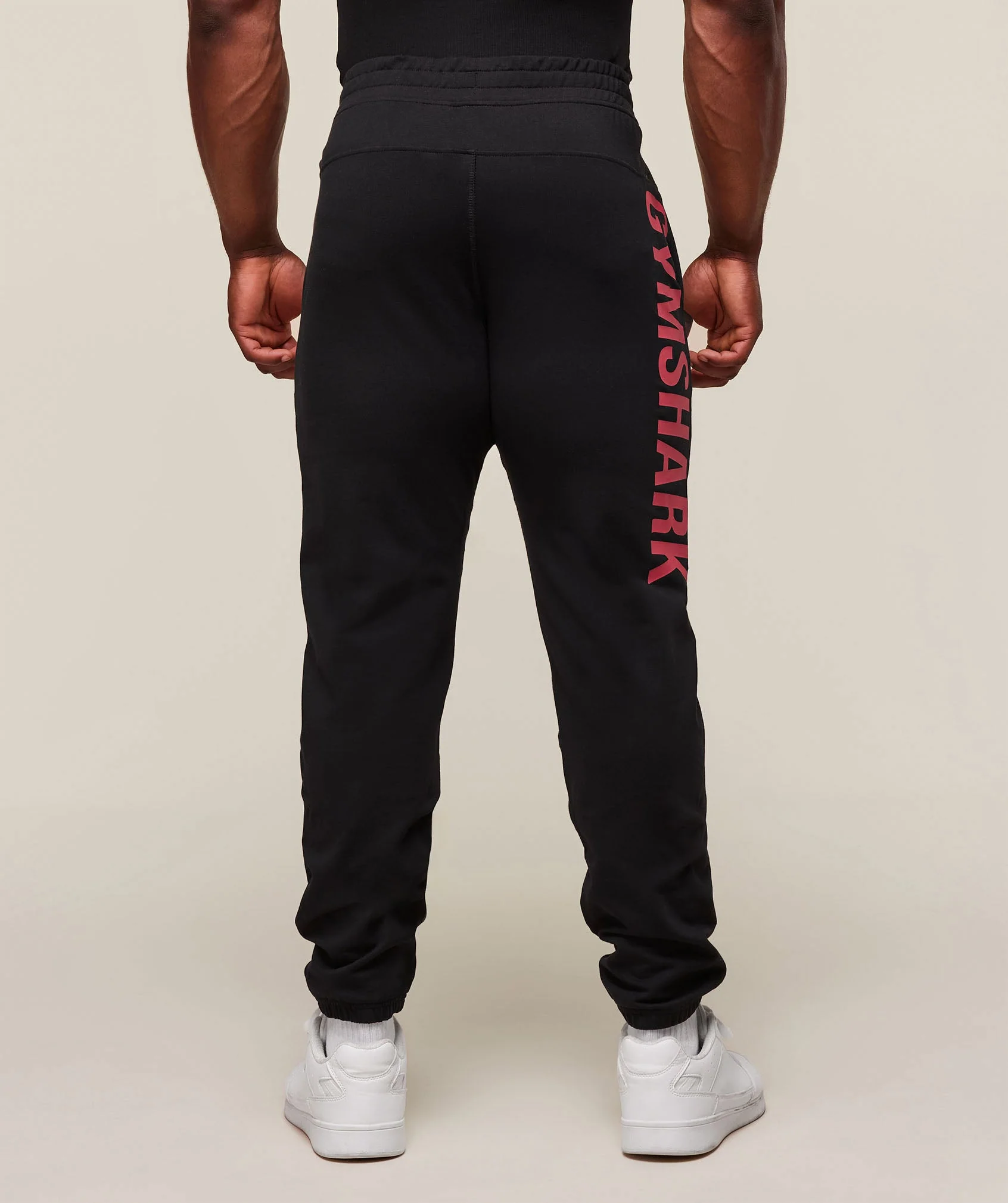 Prime Joggers – Black/Vivid Red