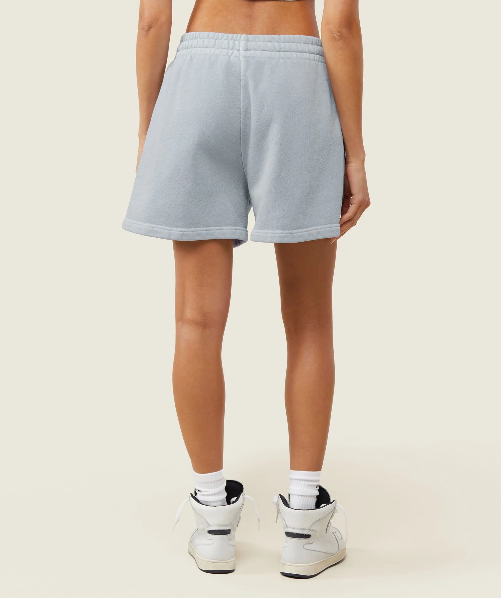 Relaxed Sweat Shorts – Ice Grey - Imagen 2