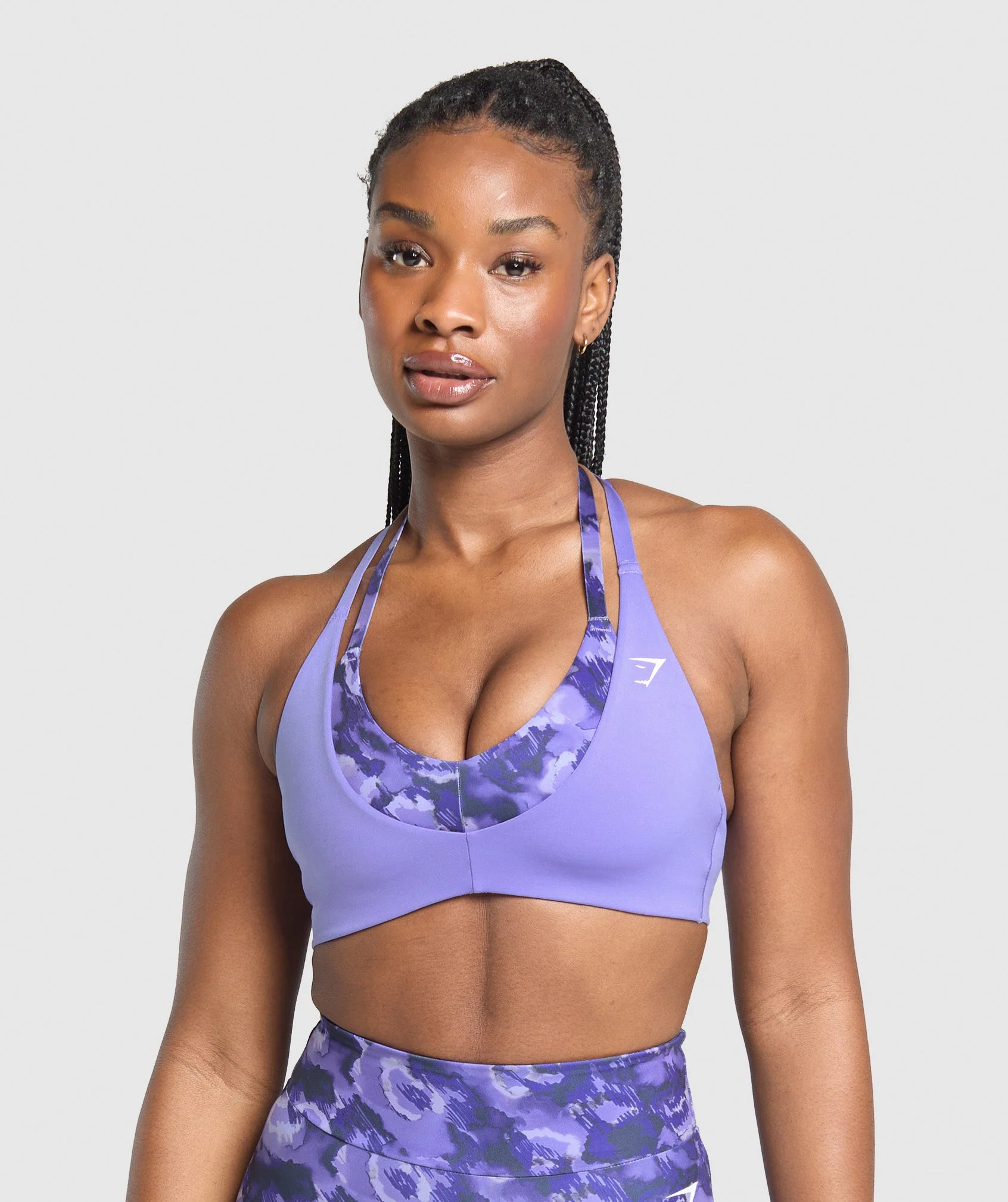 Reps T Back Sports Bra – Record Purple/Fresh Lilac