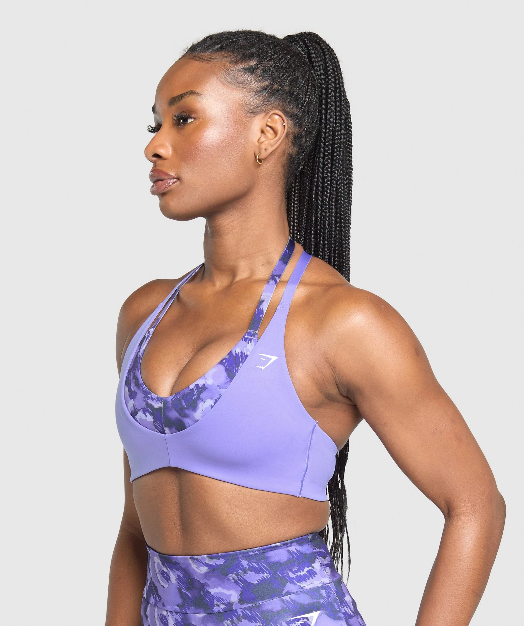 Reps T Back Sports Bra – Record Purple/Fresh Lilac - Imagen 2