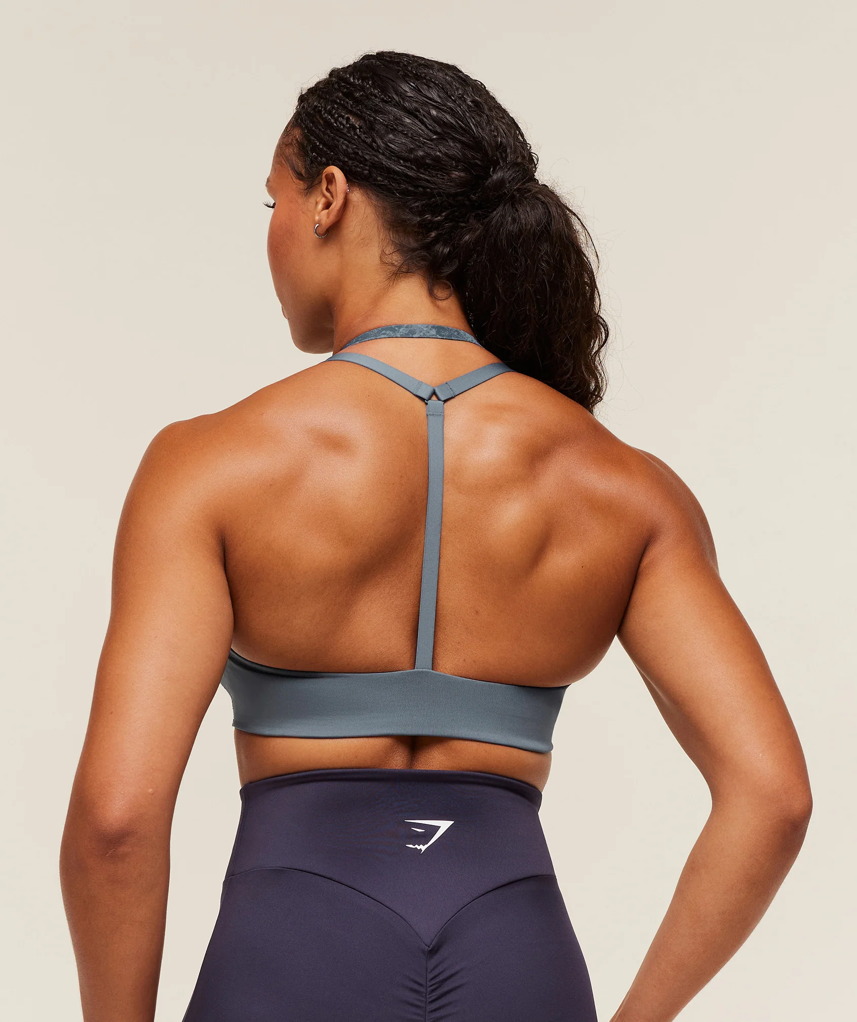 Reps T Back Sports Bra – Iron Blue/Pantone Midnight Navy