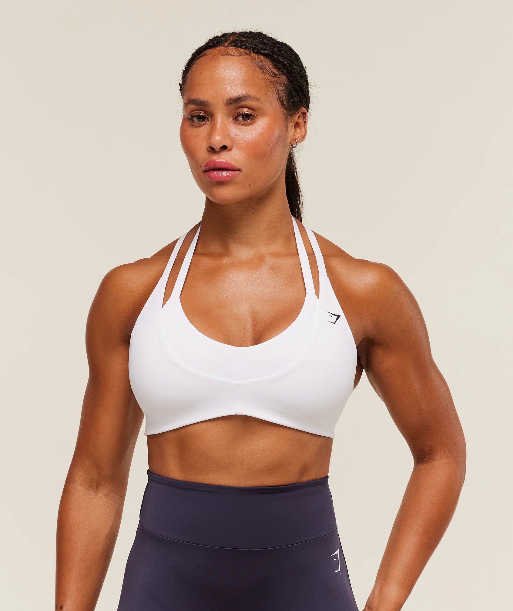 Reps T Back Sports Bra – White