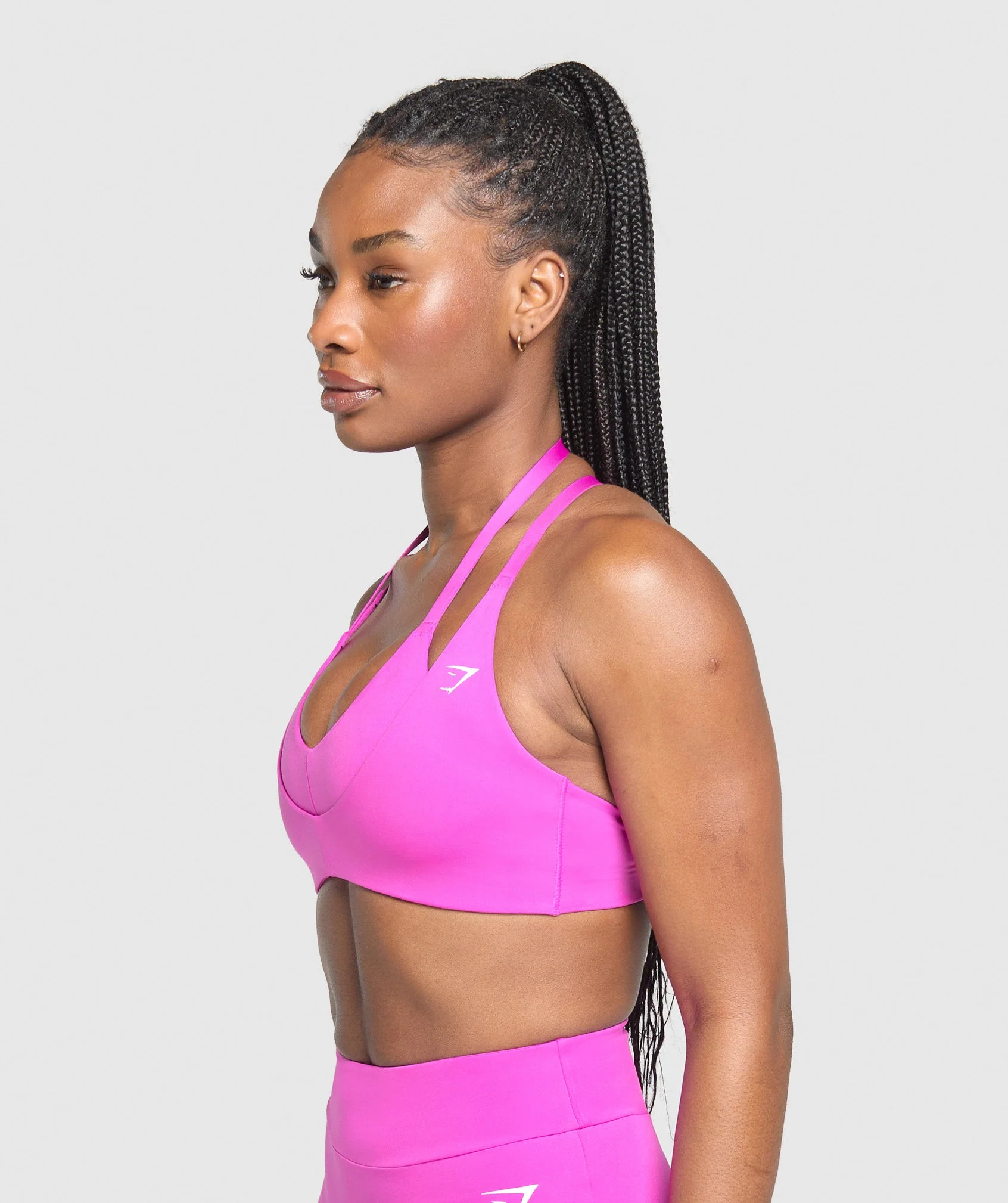 Reps T Back Sports Bra – Vibrant Pink - Imagen 2