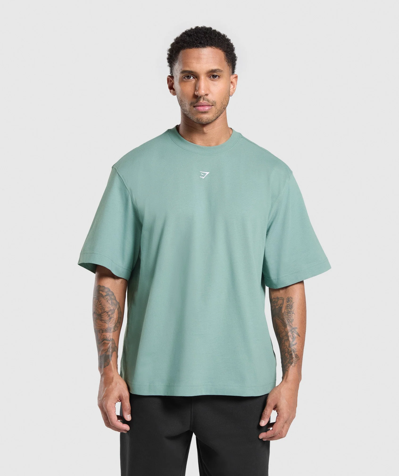 Rest Day Essentials Boxy T-Shirt – Celeste Blue