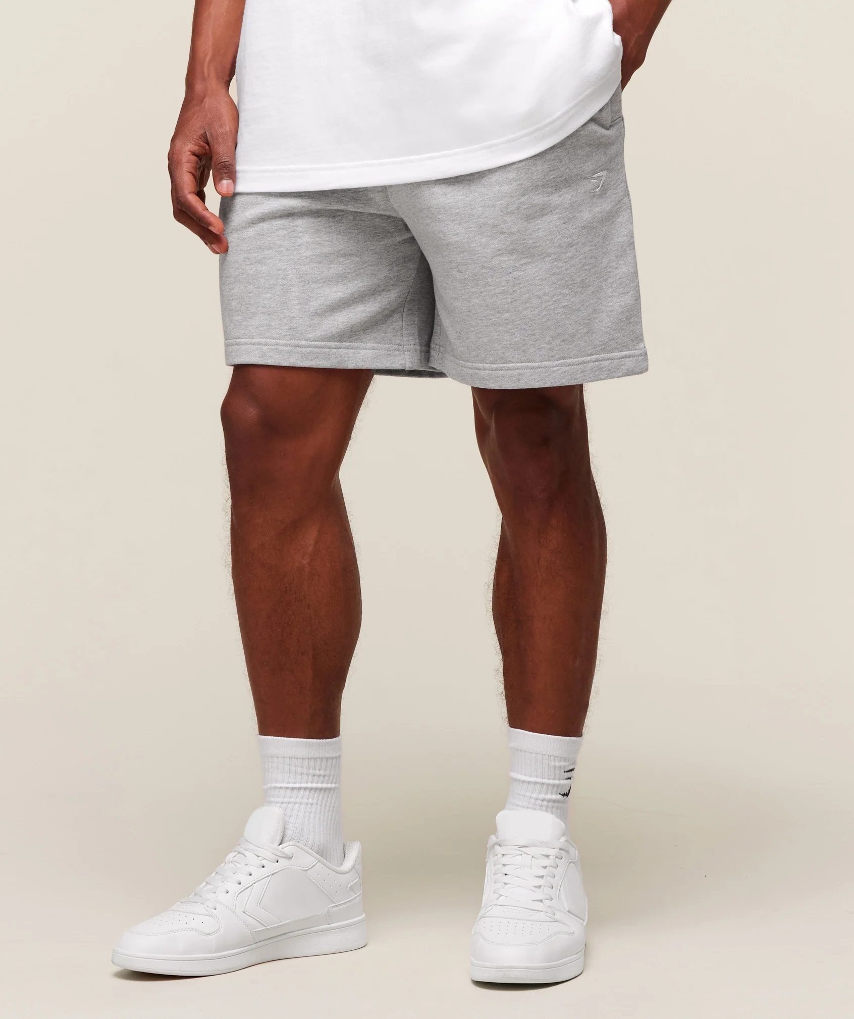 Rest Day Essentials Shorts – Light Grey Core Marl - Imagen 2