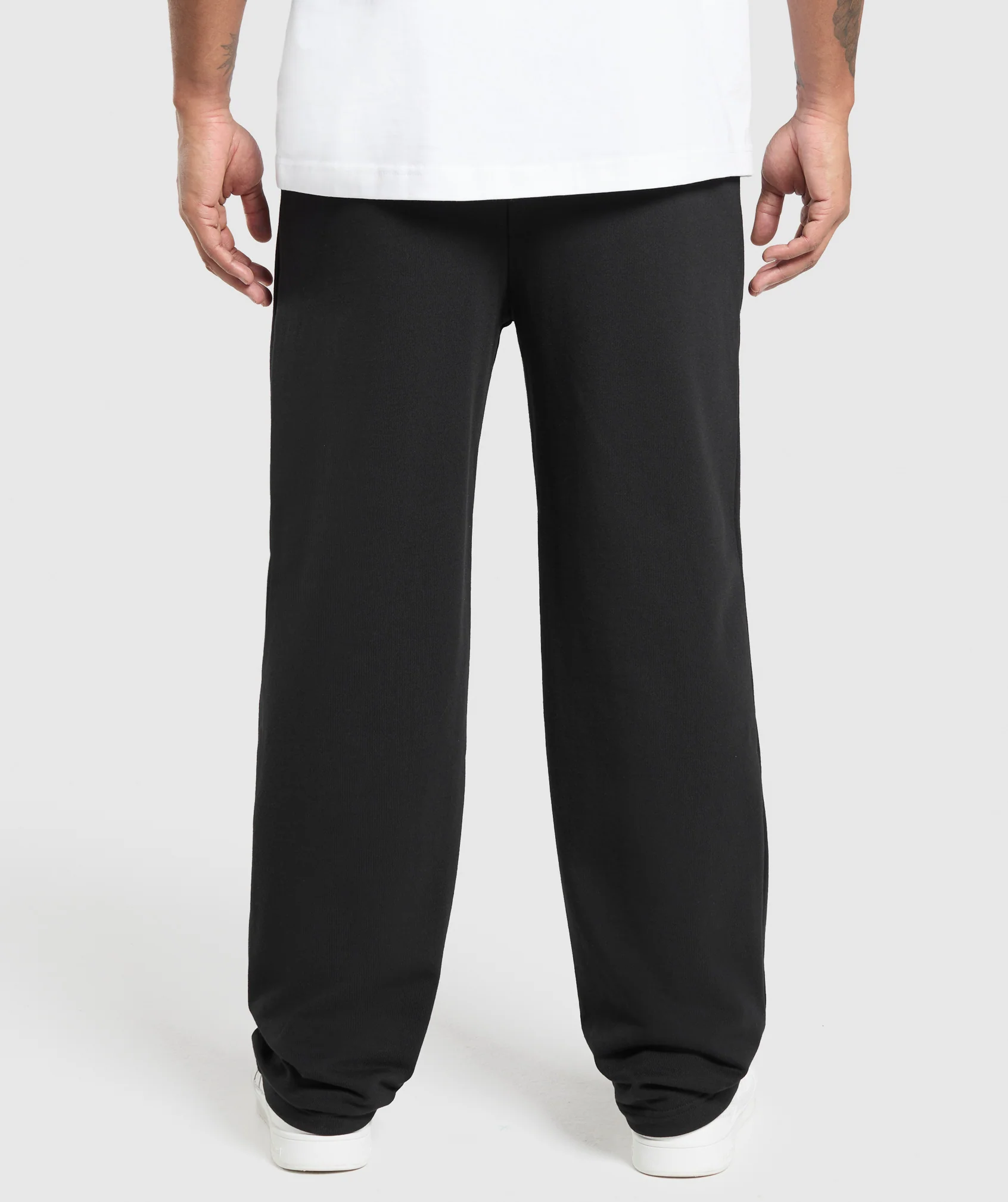 Rest Day Essentials Straight Leg Joggers – Black - Imagen 2