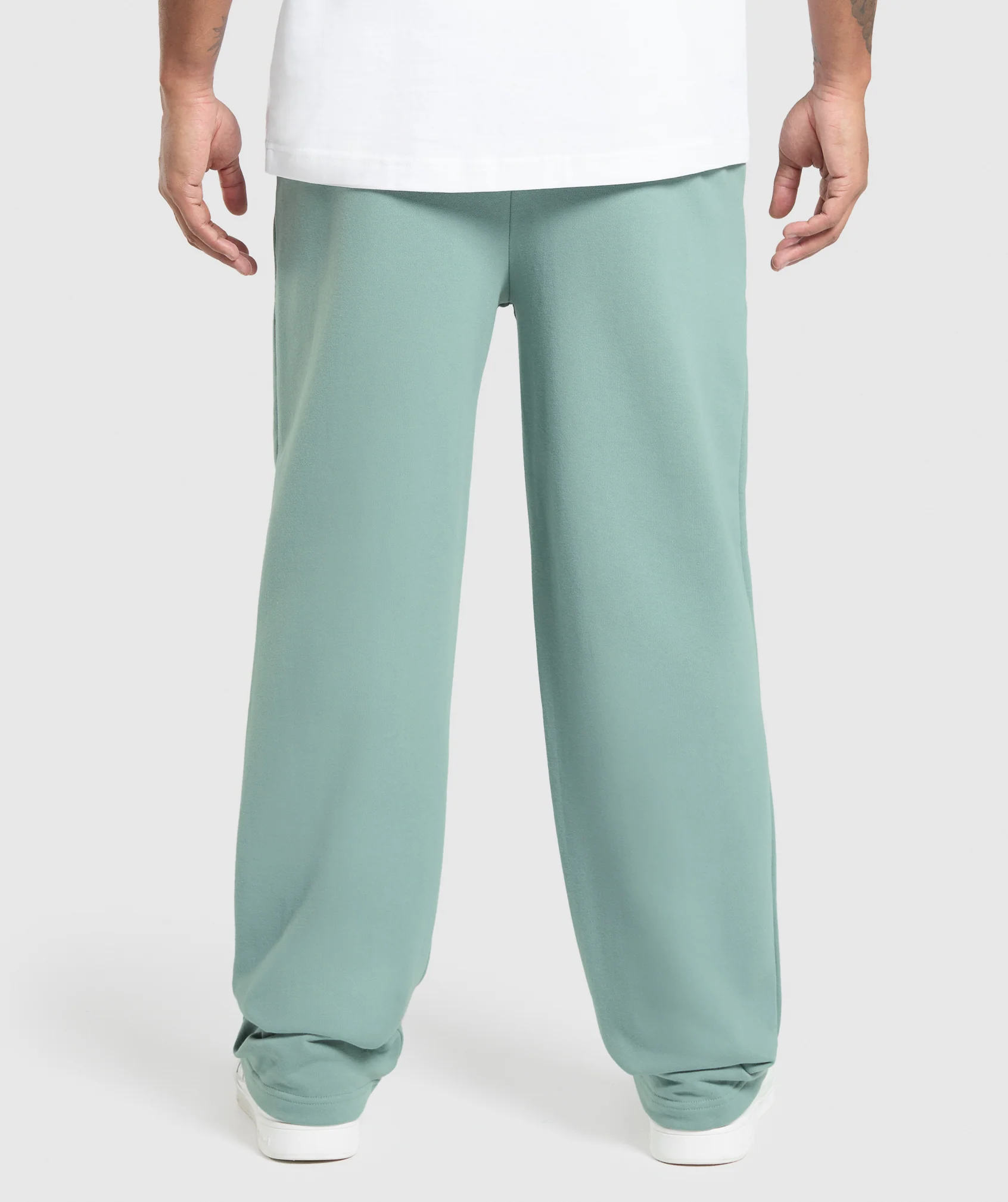 Rest Day Essentials Straight Leg Joggers – Celeste Blue - Imagen 2