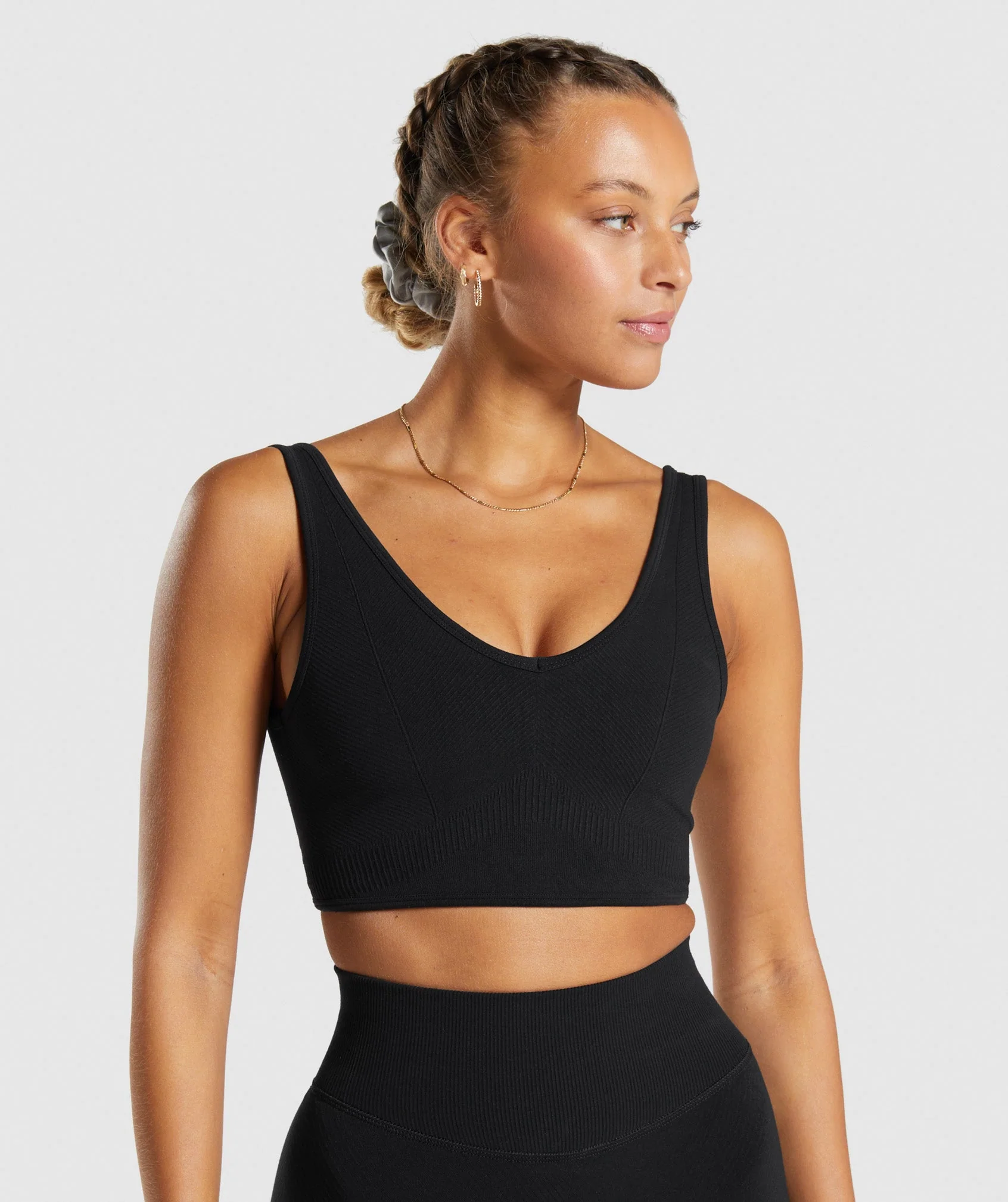 Rest Day Seamless Bralette – Black