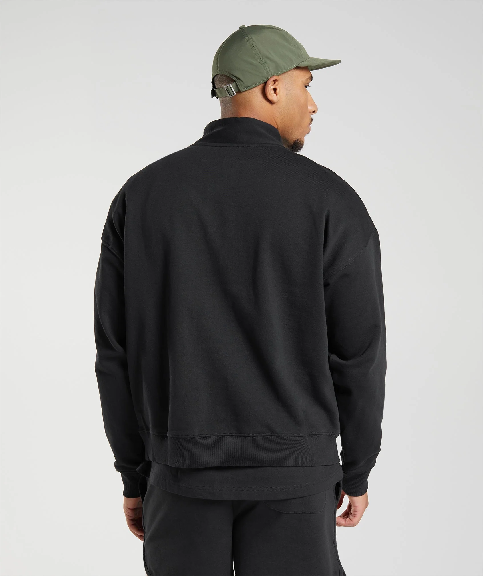 Rest Day Sweats 1/4 Zip – Black - Imagen 2