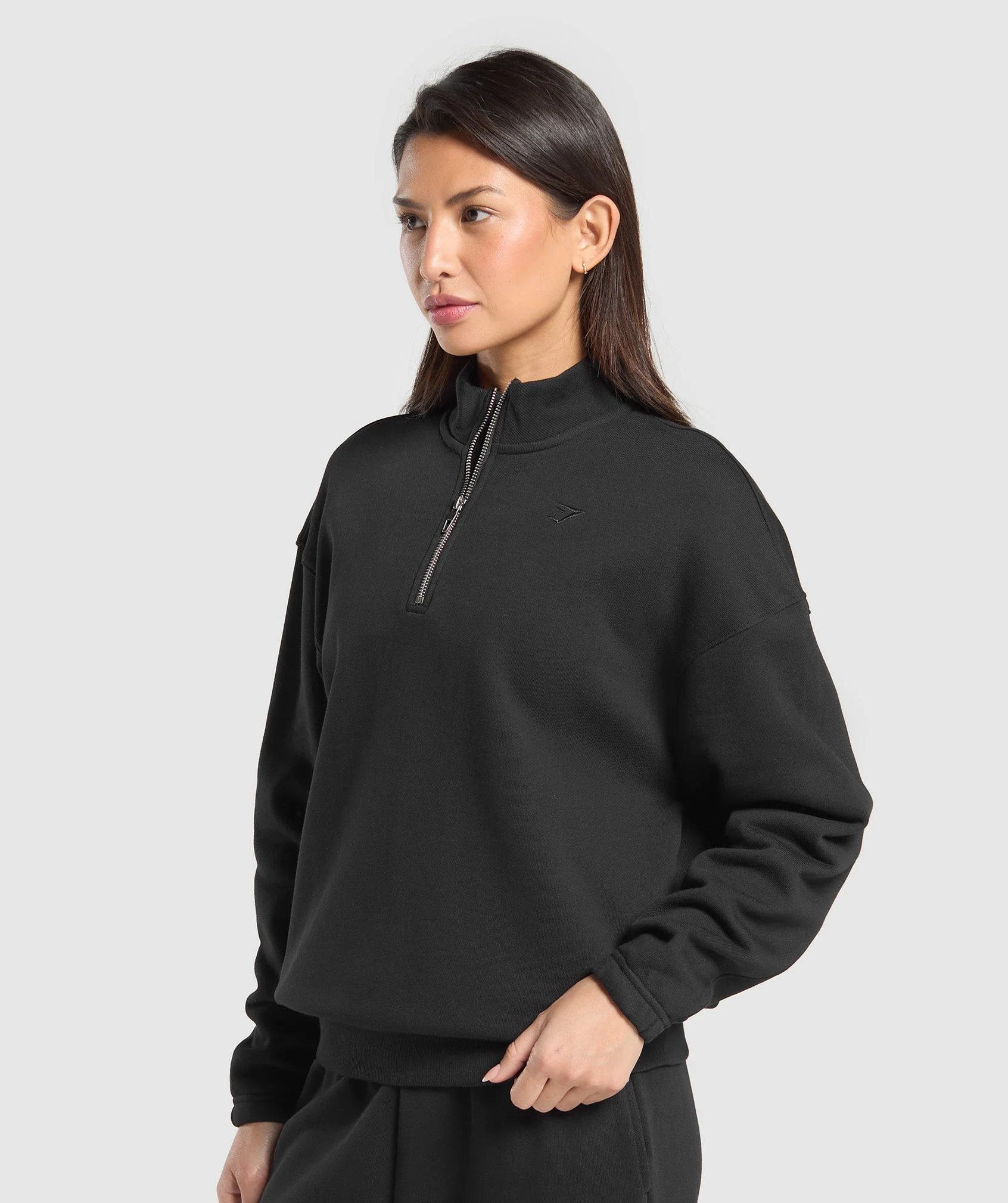 Rest Day Sweats 2.0 1/4 Zip Pullover – Black - Imagen 2