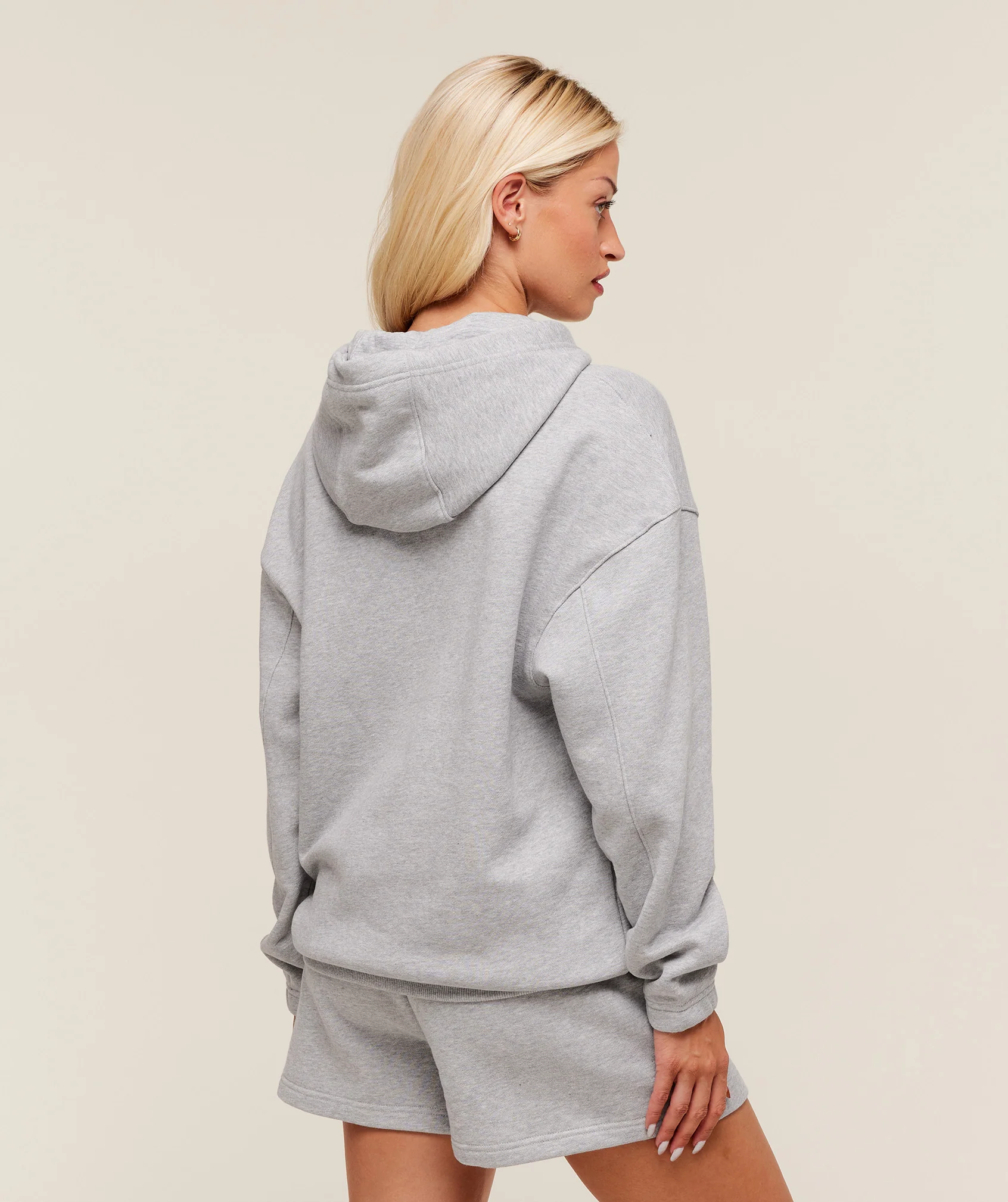 Rest Day Sweats 2.0 Oversized Hoodie – Light Grey Core Marl