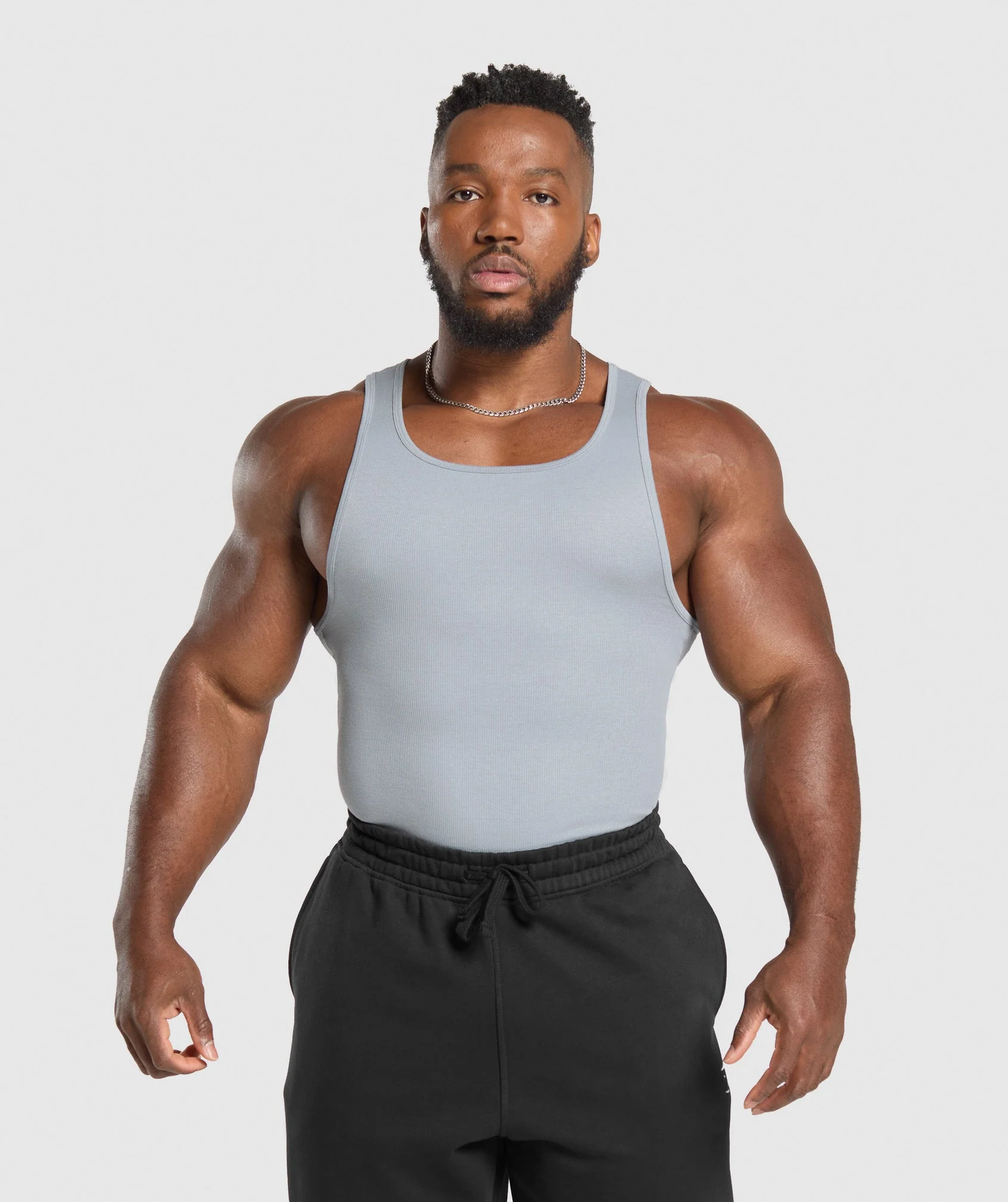 Ribbed Tank 3PK – Denim Grey/Pebble Grey/Lifestyle Brown