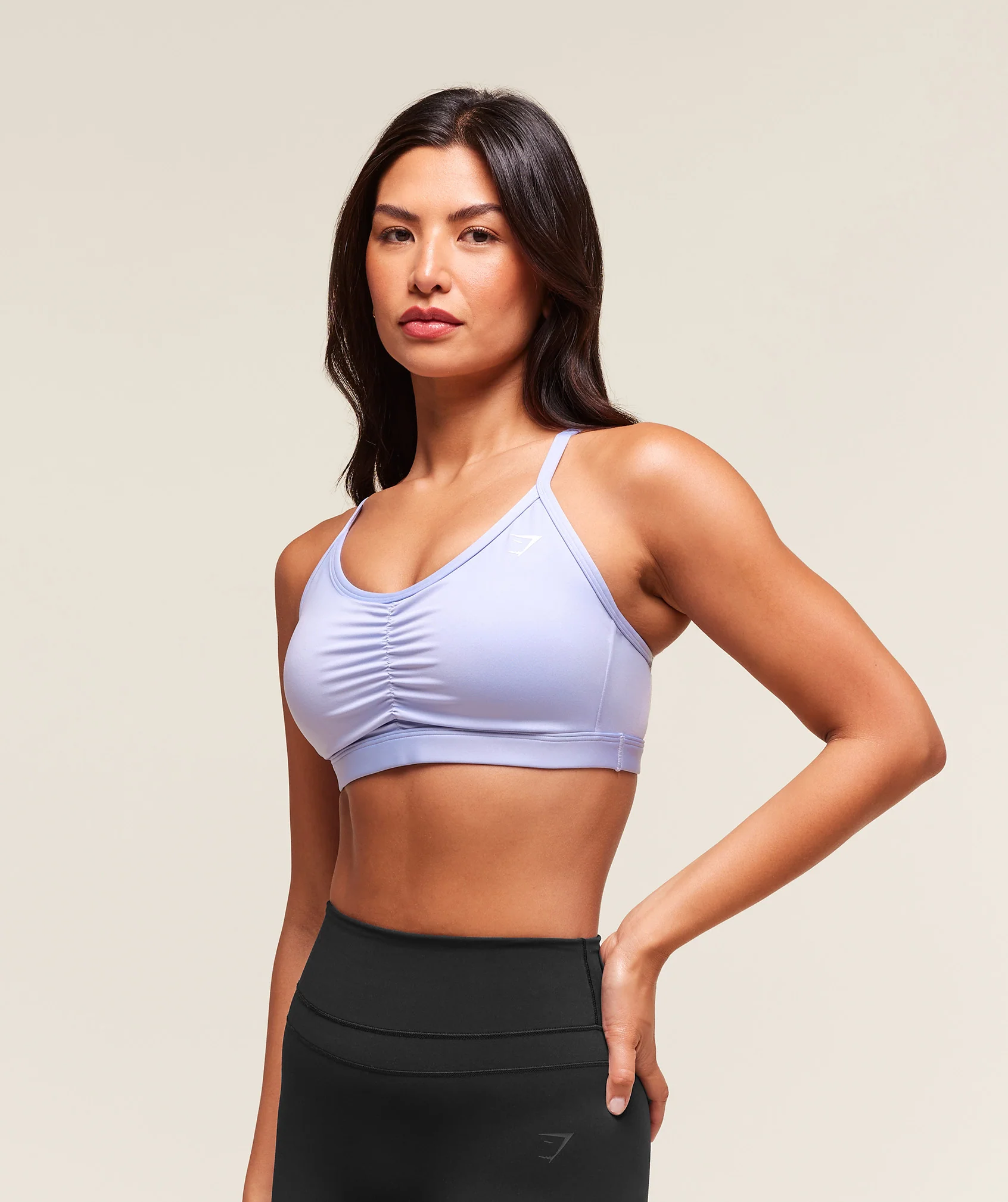 Ruched Sports Bra – Peri Blue - Imagen 2