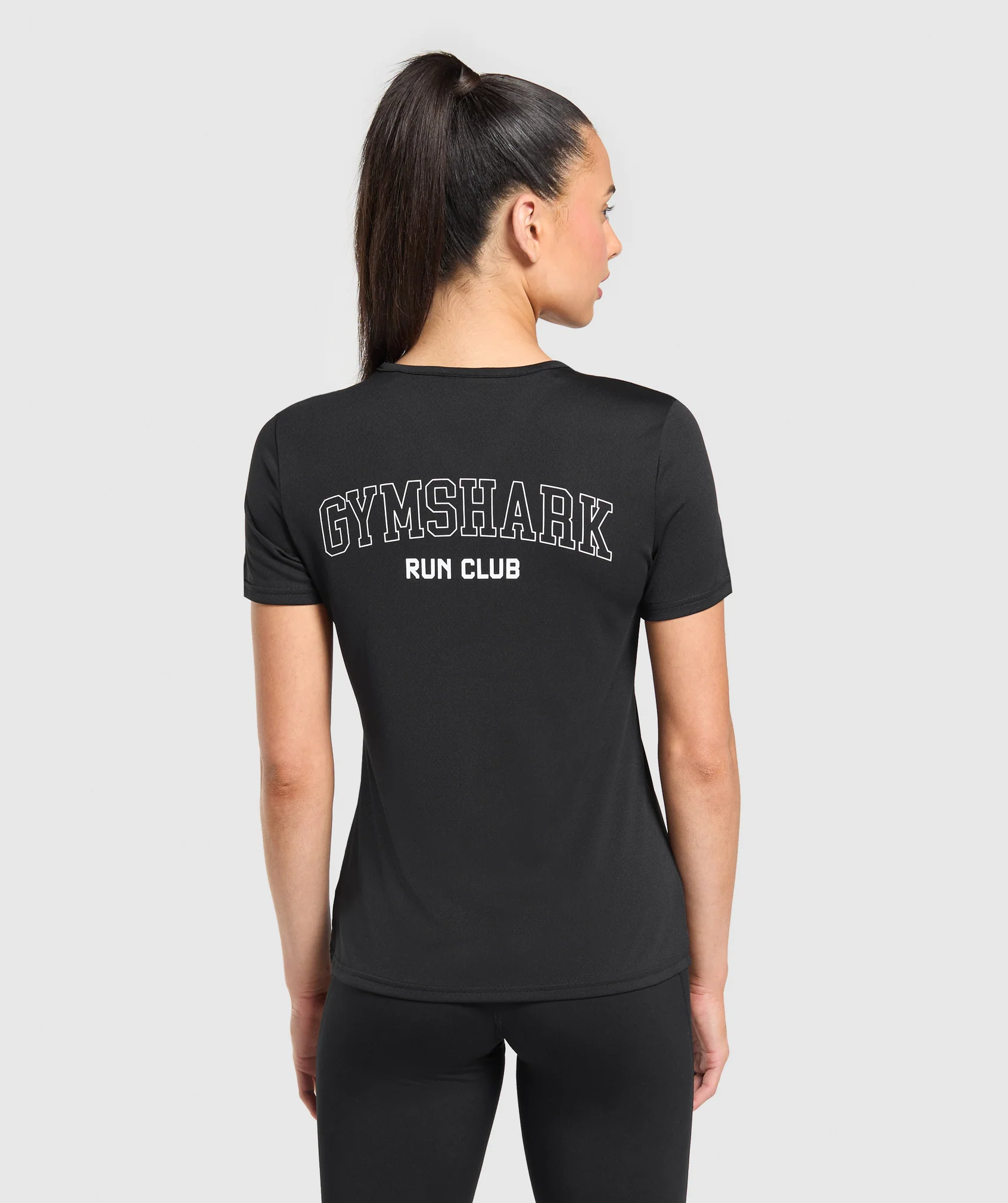 Run Club Graphic T-Shirt – Black