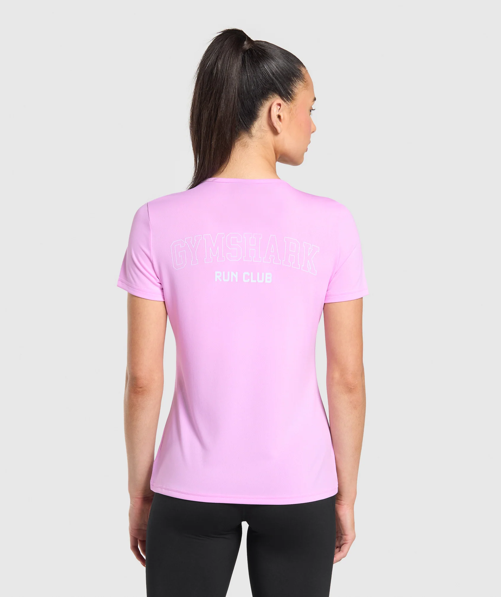 Run Club Graphic T-Shirt – Sour Pink