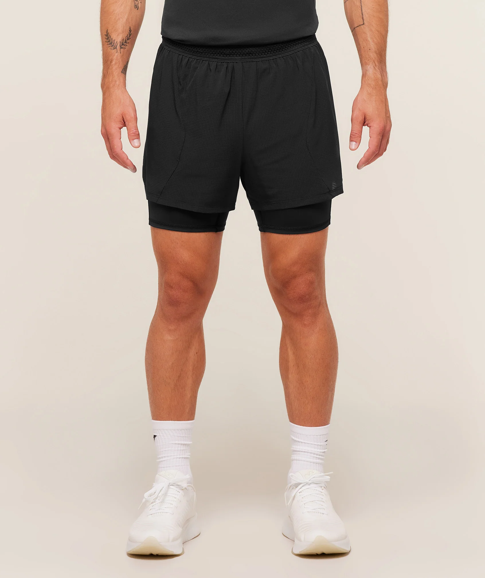 Running 4″ 2in1 Shorts – Black
