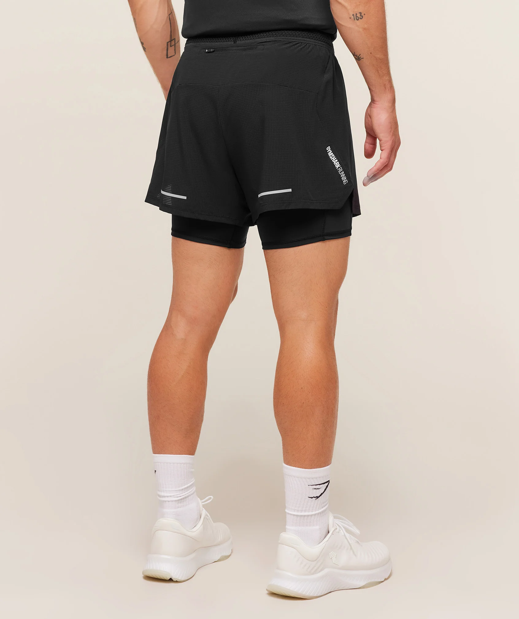 Running 4″ 2in1 Shorts – Black - Imagen 2