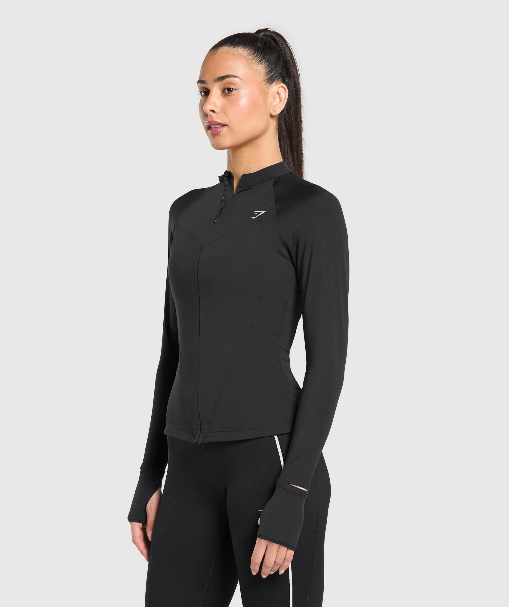 Running Full Zip Jacket – Black - Imagen 2