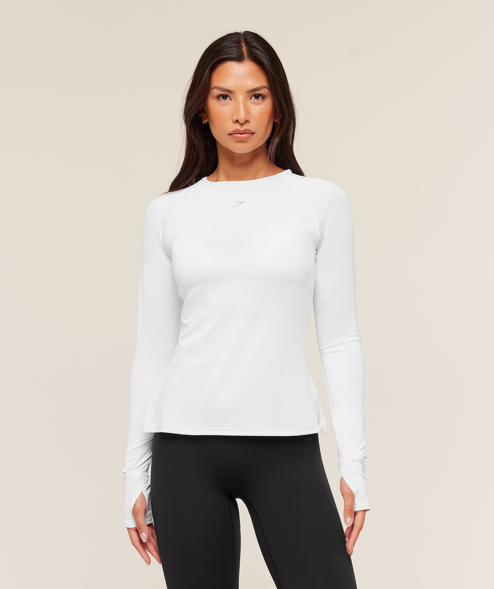 Running Long Sleeve Top – White