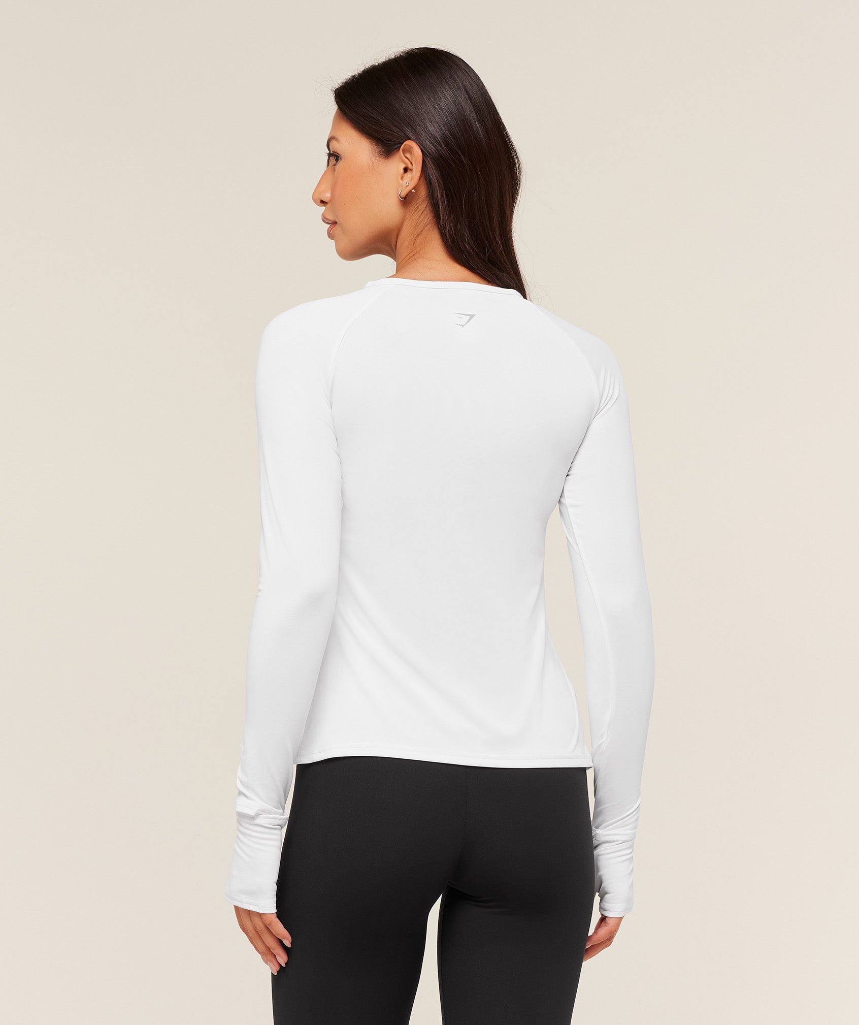 Running Long Sleeve Top – White