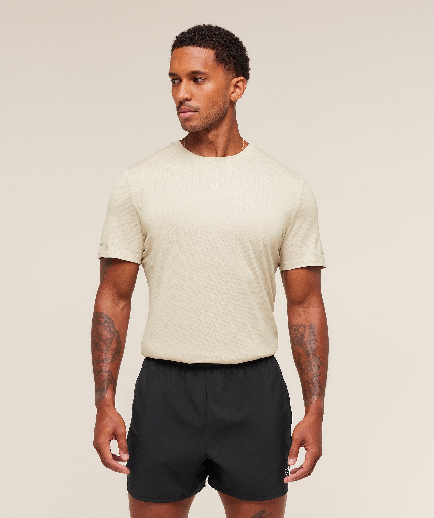 Running T-Shirt – Pebble Grey