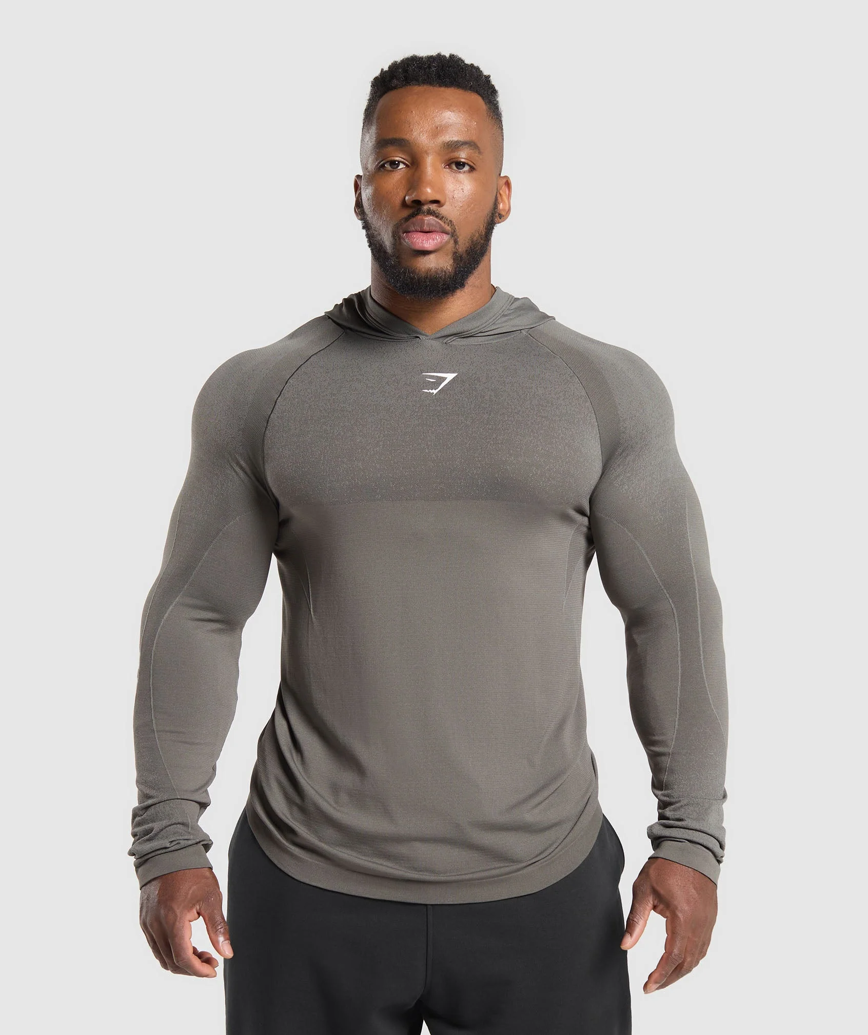 Shadow Seamless Hoodie – Meteor Grey